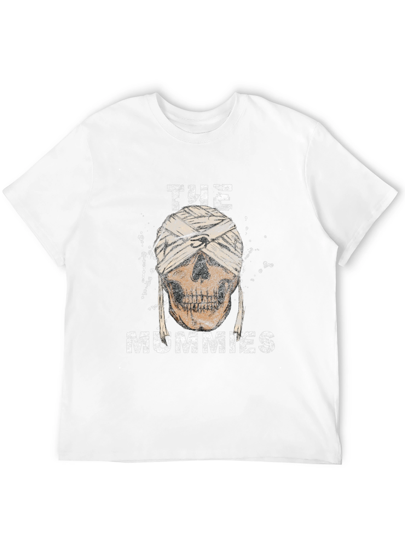 The Mummies Skull Graphic T-Shirt - Cool Halloween Tee