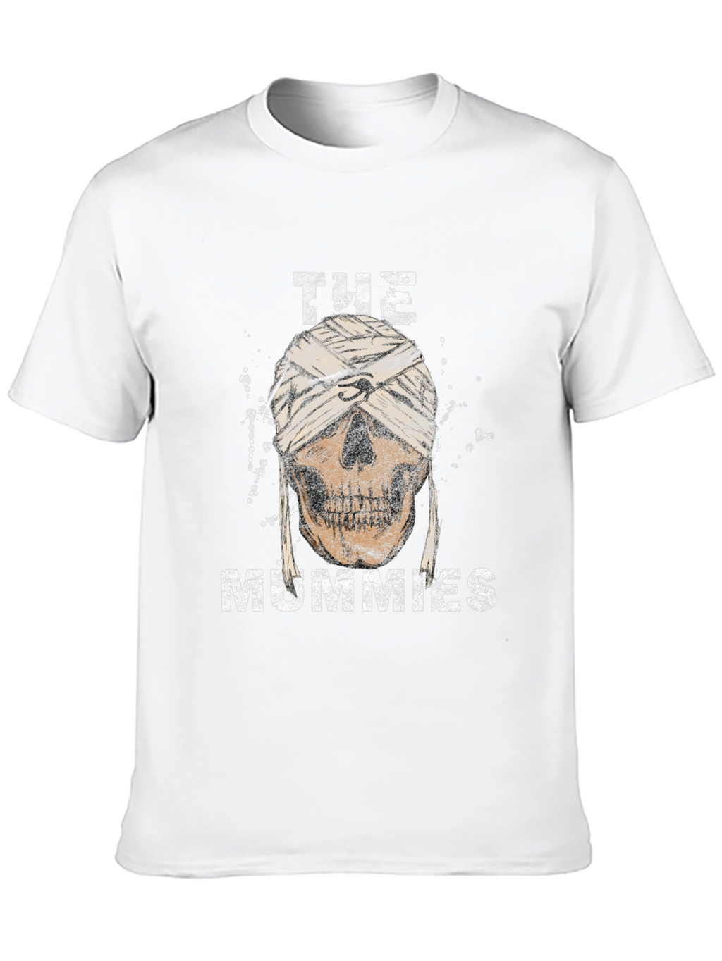 The Mummies Skull Graphic T-Shirt - Cool Halloween Tee