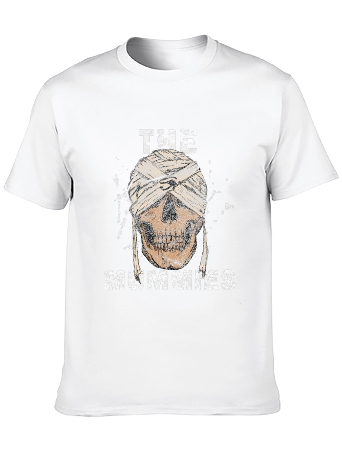 The Mummies Skull Graphic T-Shirt - Cool Halloween Tee
