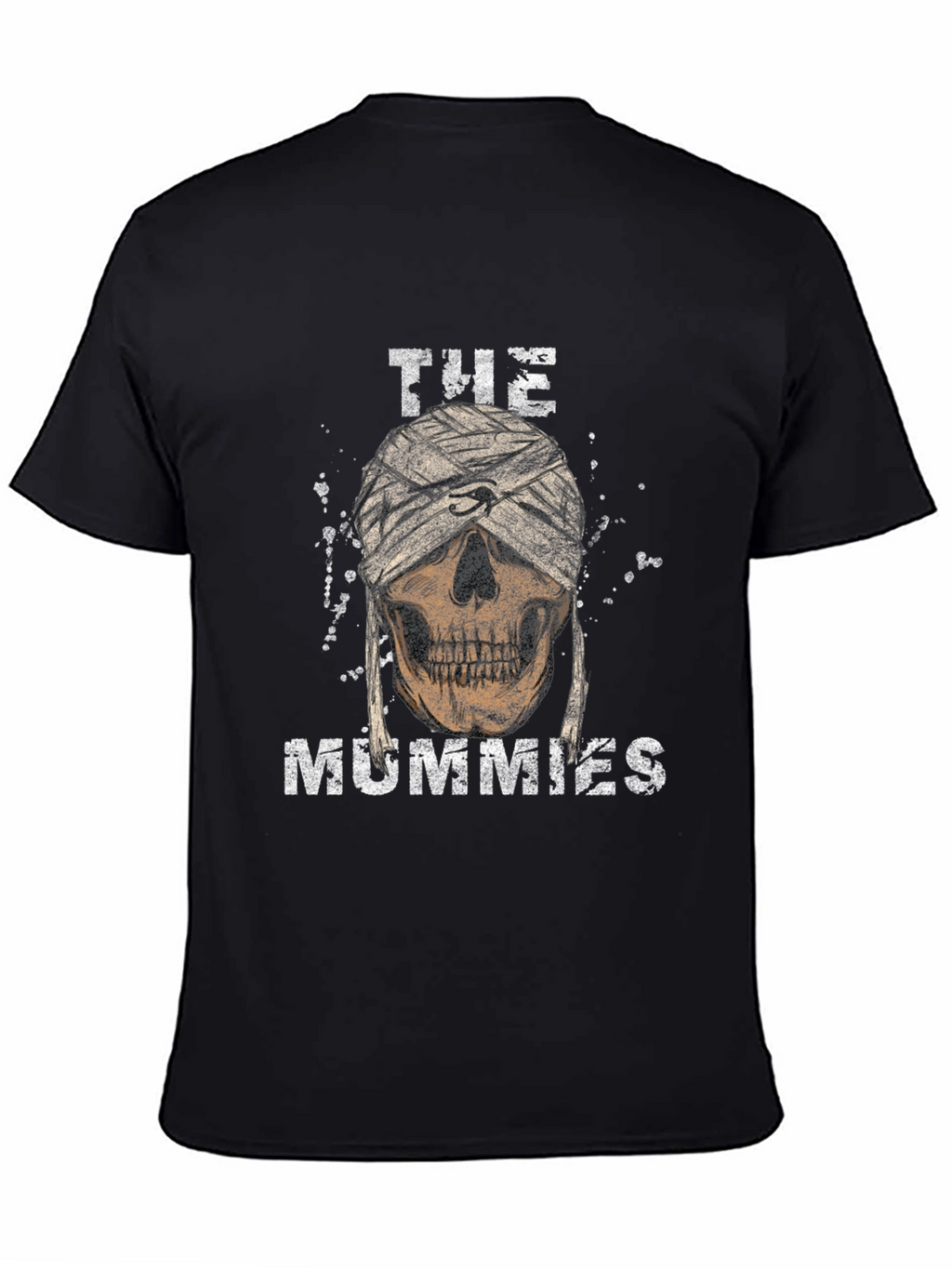 The Mummies Skull Graphic T-Shirt - Cool Halloween Tee