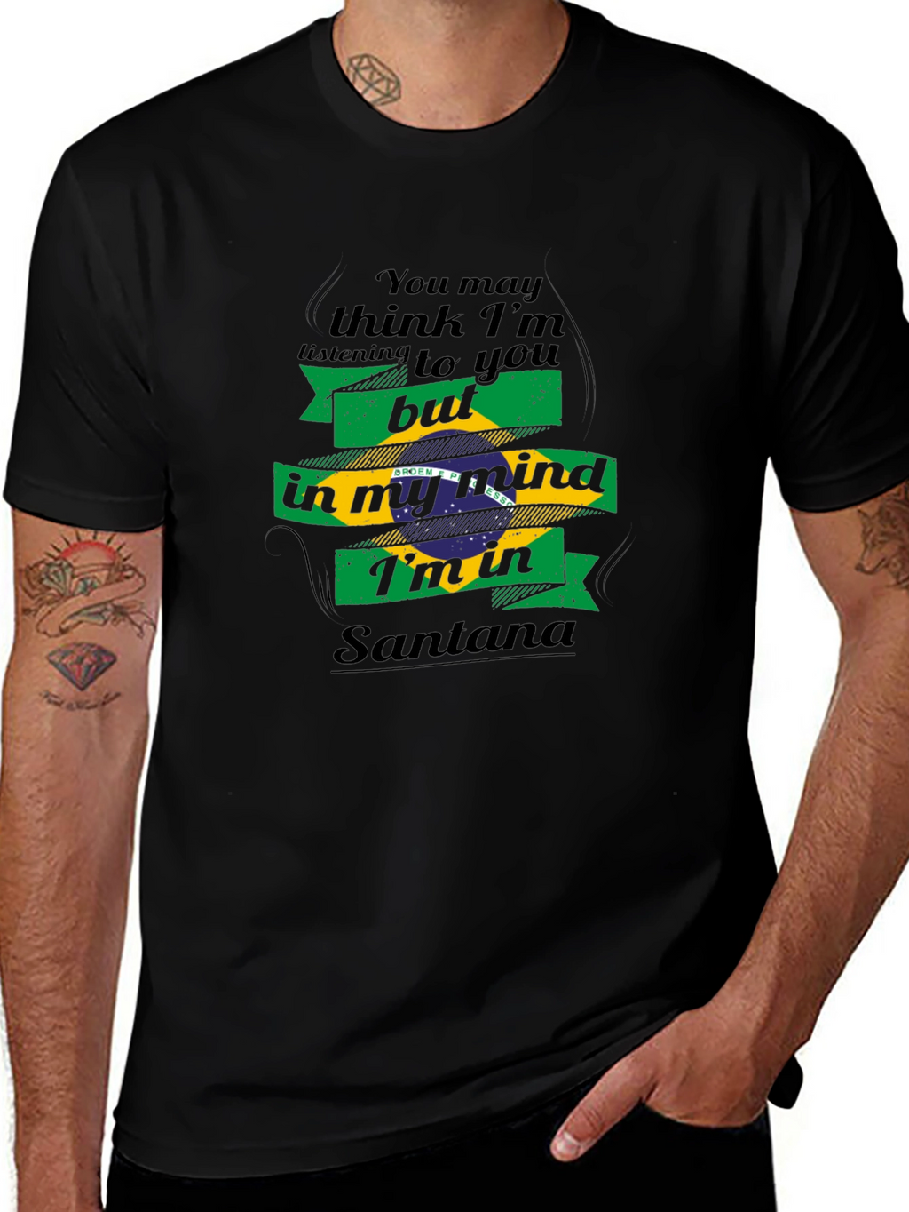 In My Mind Im In Santana T-Shirt