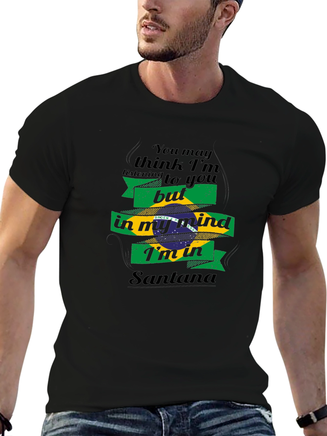 In My Mind Im In Santana T-Shirt