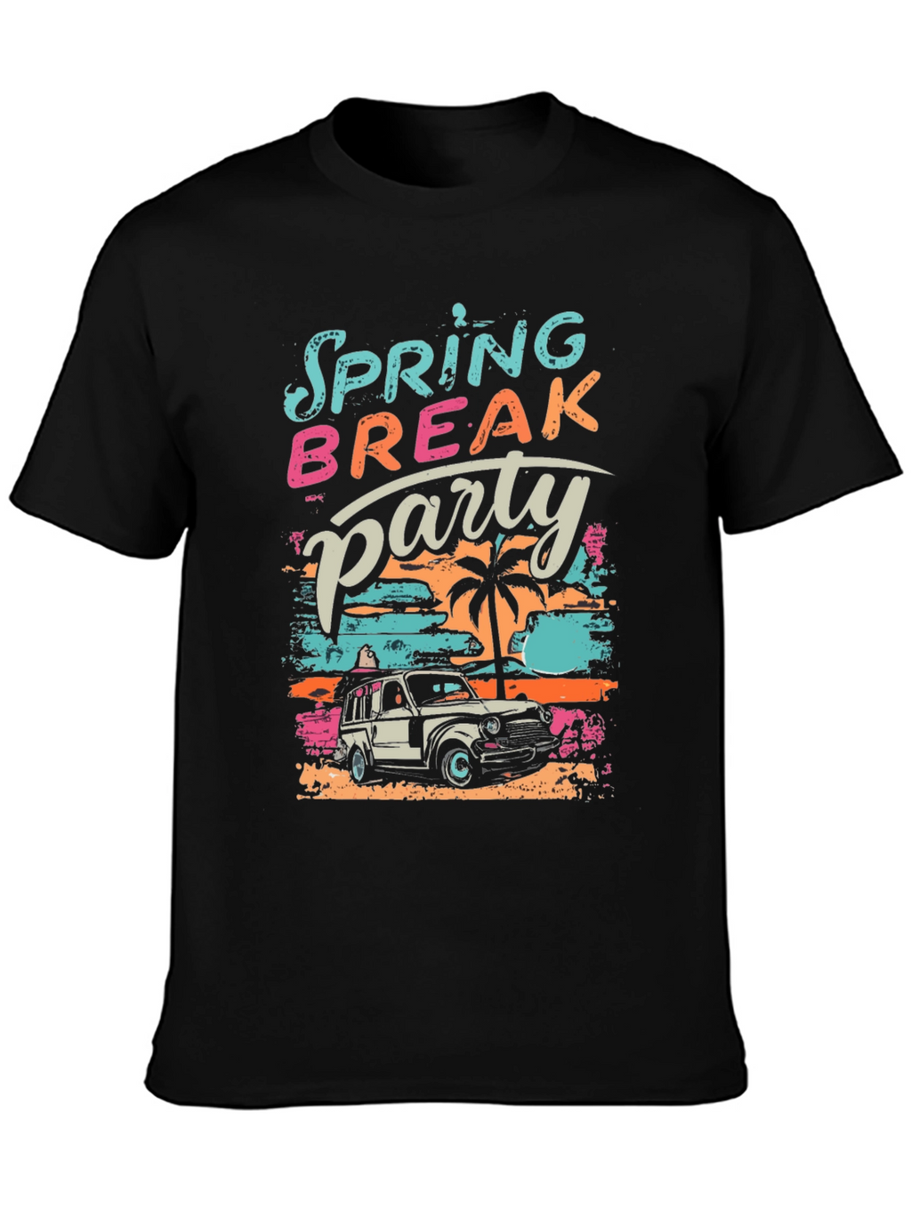 Spring Break Party Graphic T-Shirt