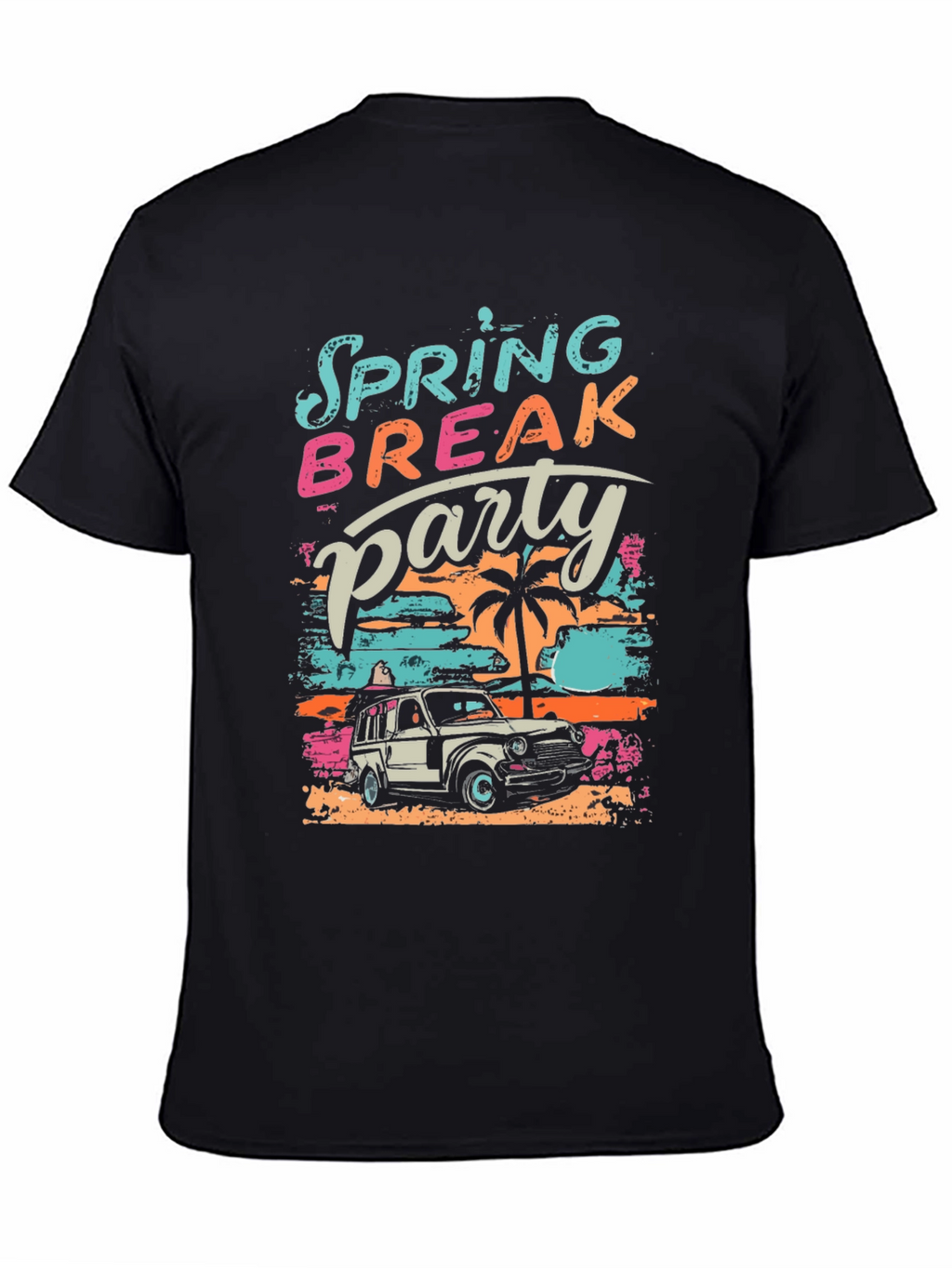 Spring Break Party Graphic T-Shirt