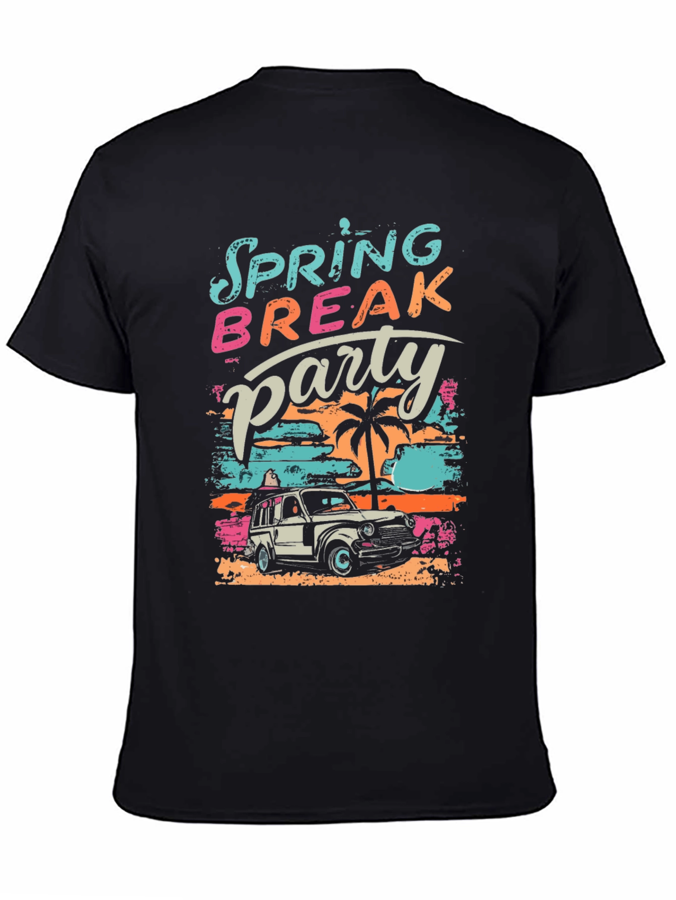 Spring Break Party Graphic T-Shirt