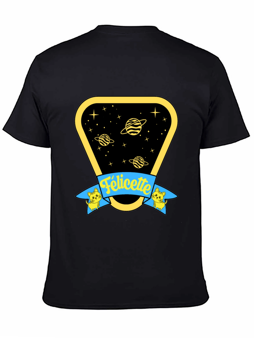 Felicette Cat Space T-Shirt - Unisex Cotton Tee