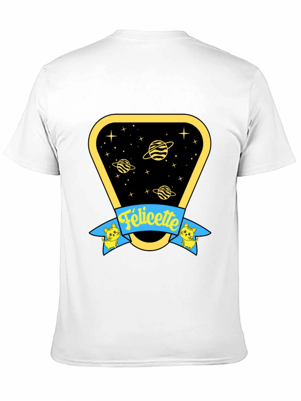 Felicette Cat Space T-Shirt - Unisex Cotton Tee