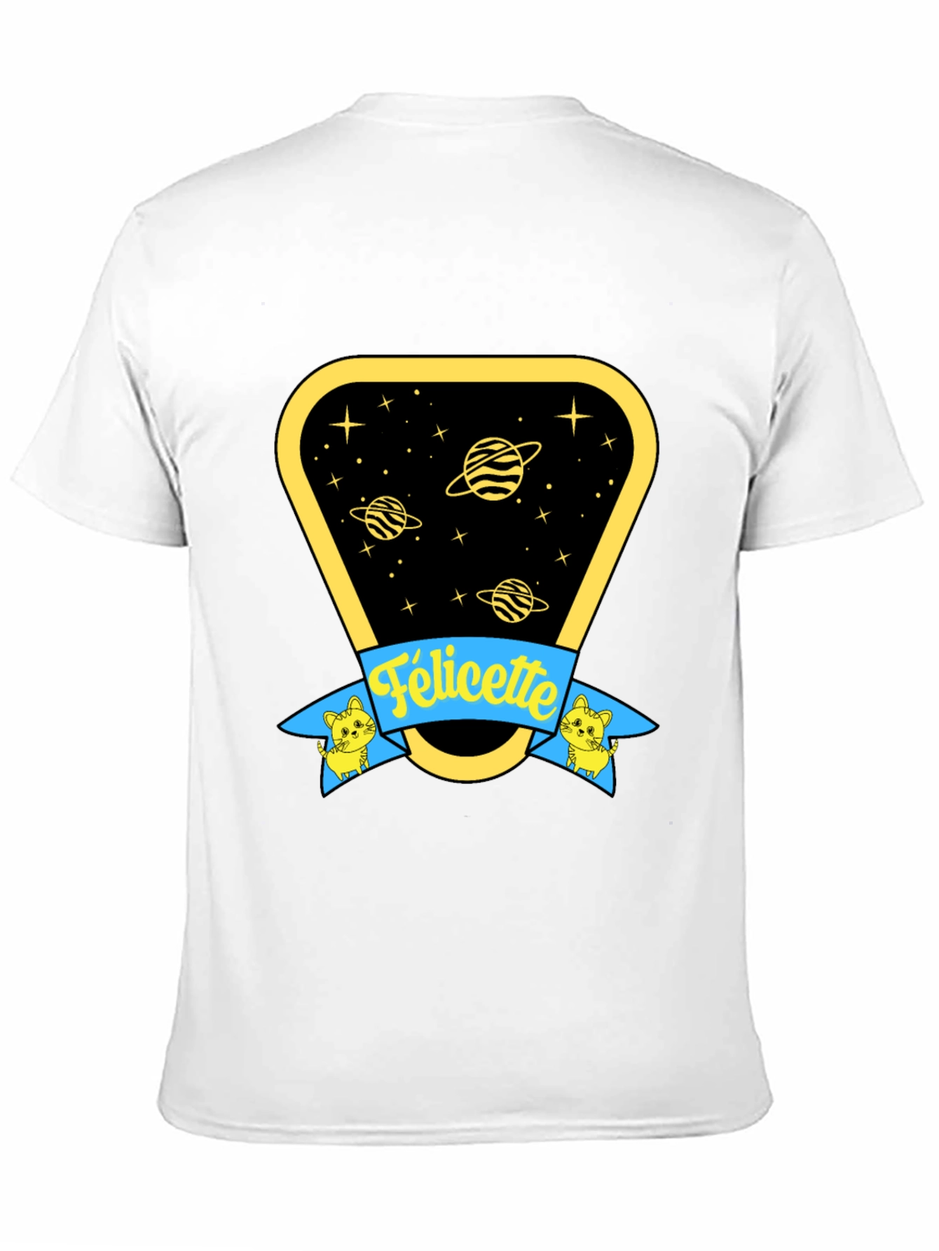 Felicette Cat Space T-Shirt - Unisex Cotton Tee