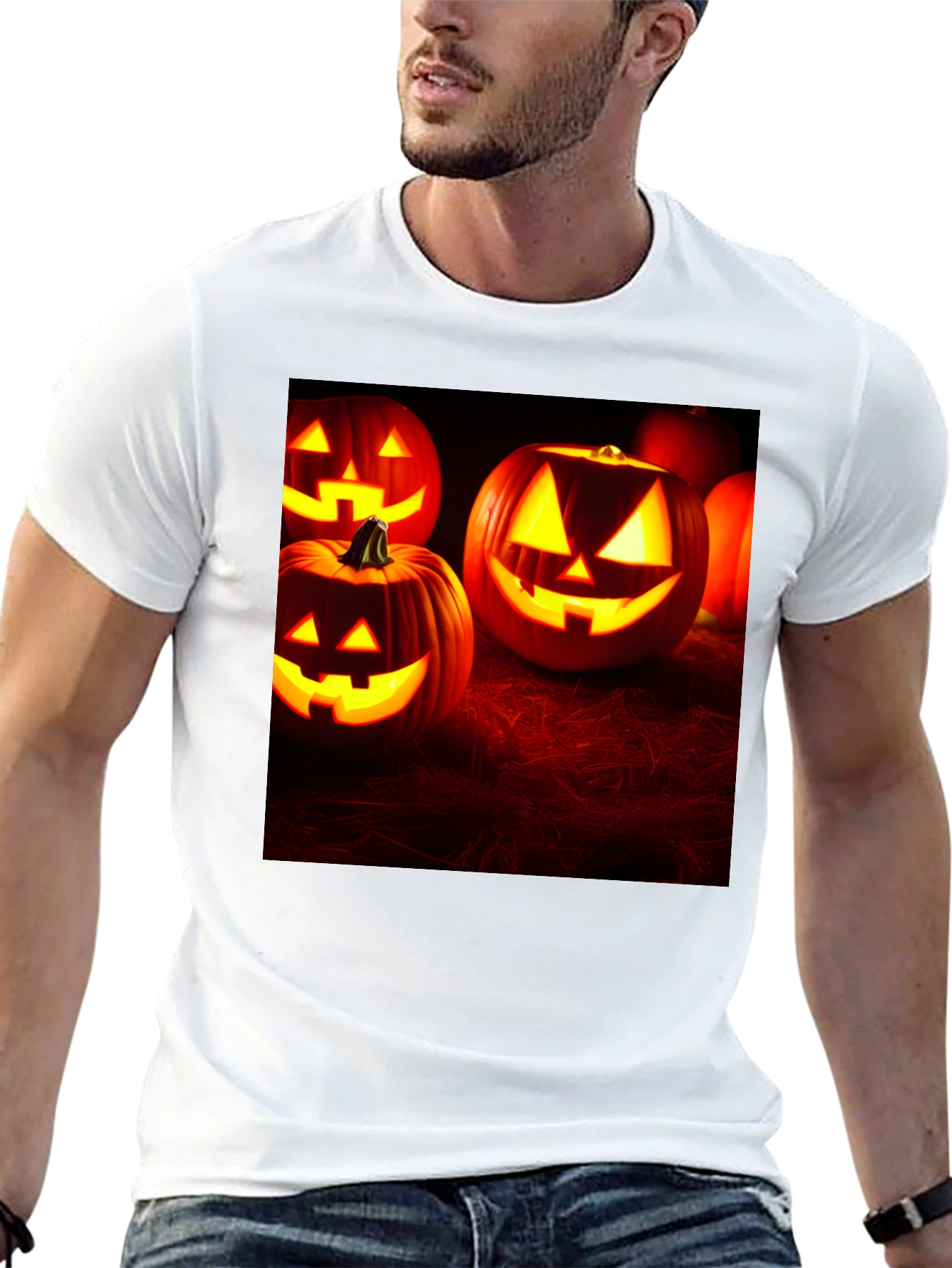 Spooky Halloween Pumpkins T-Shirt