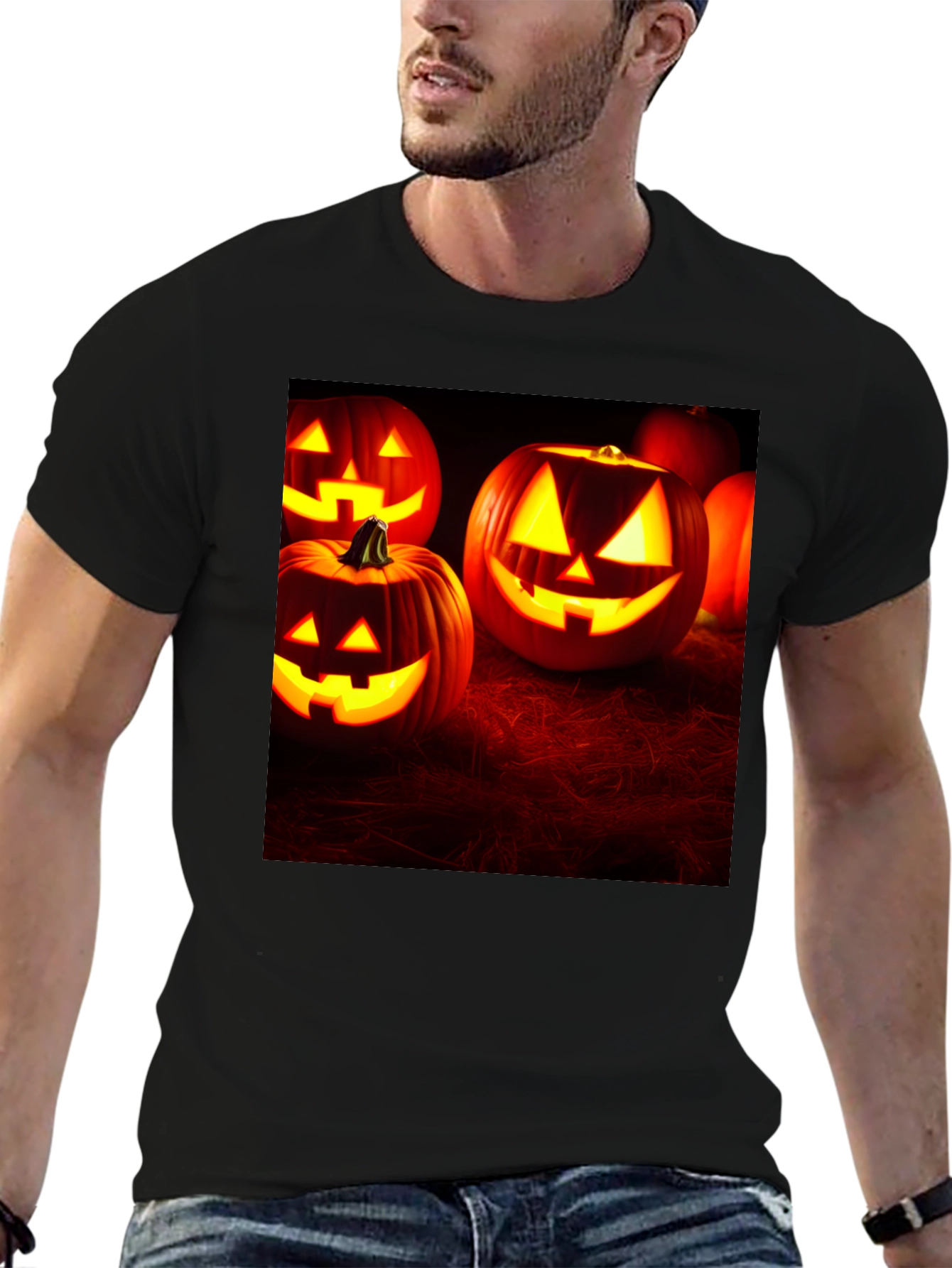 Spooky Halloween Pumpkins T-Shirt