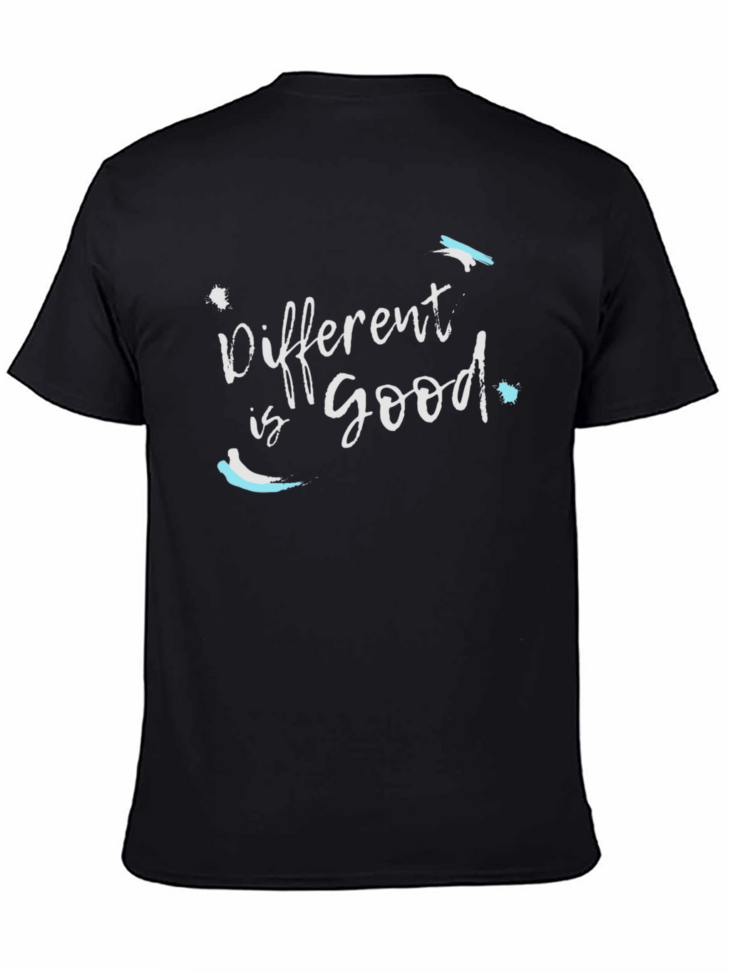 Different Is Good Graphic Tee - Black Unisex T-Shirt