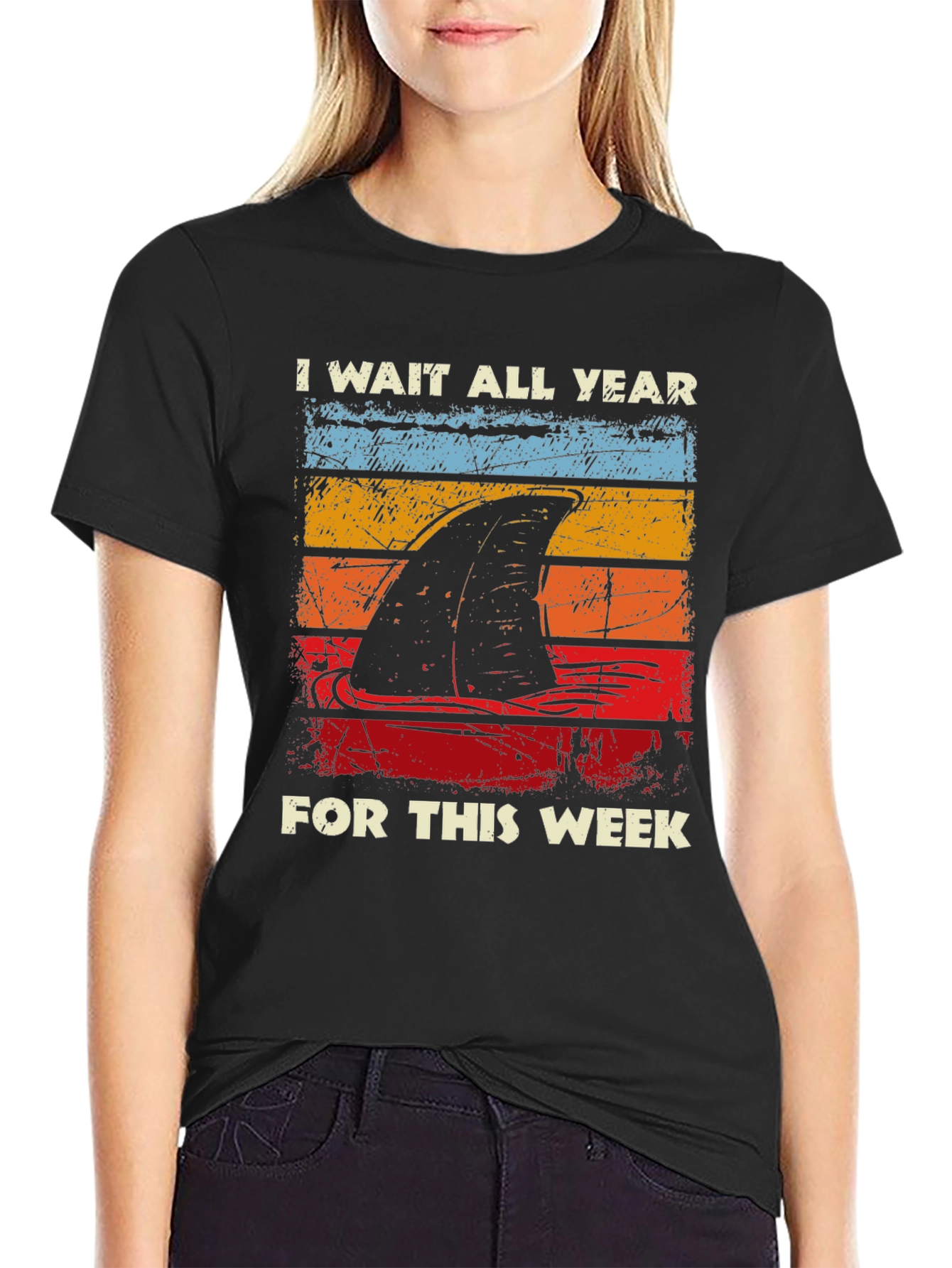 Shark Week T-Shirt - I Wait All Year!