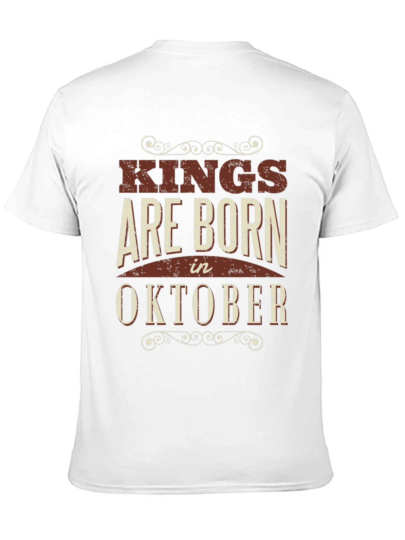 Kings Are Born In October T-Shirt