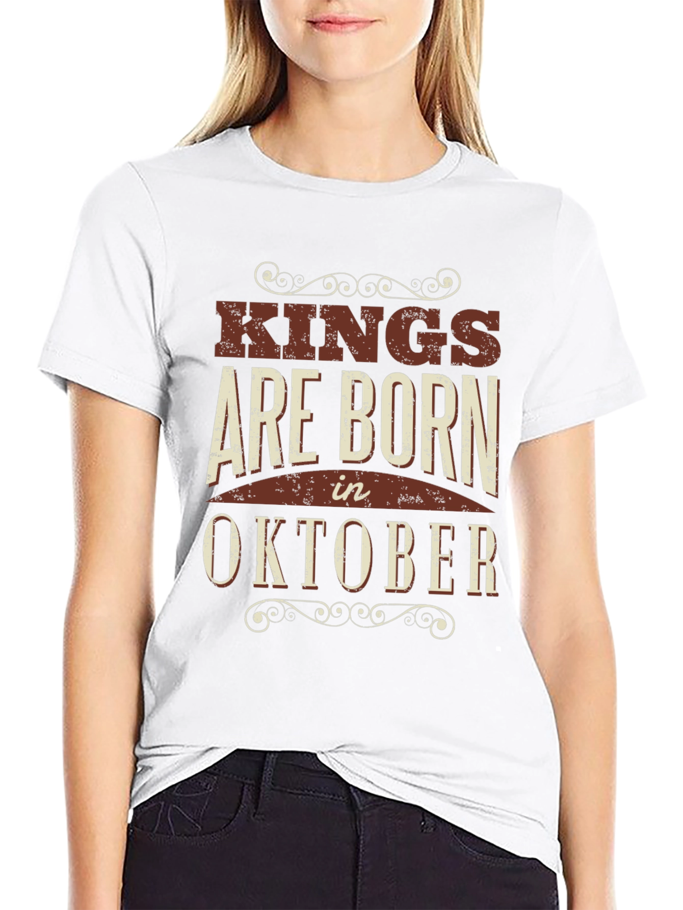 Kings Are Born In October T-Shirt