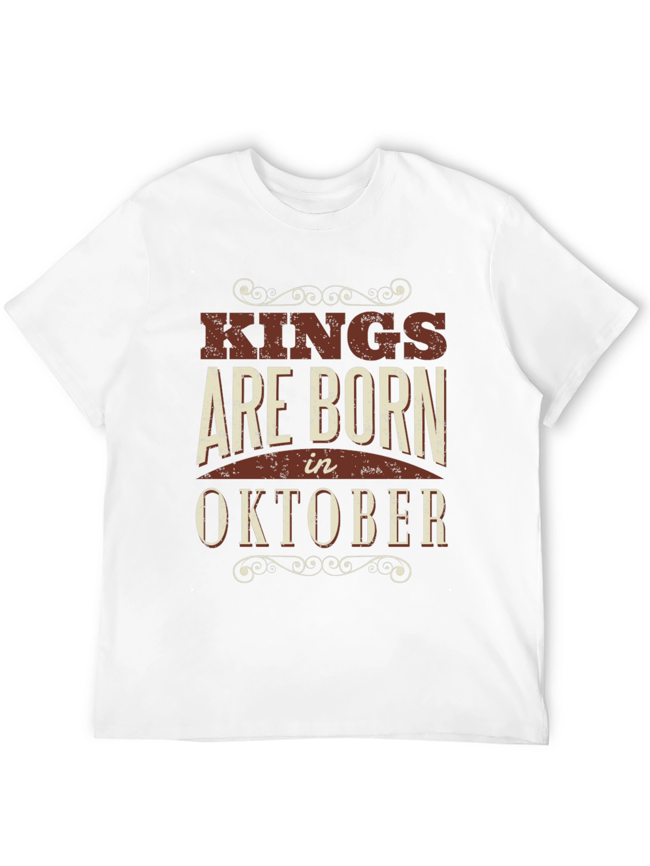 Kings Are Born In October T-Shirt