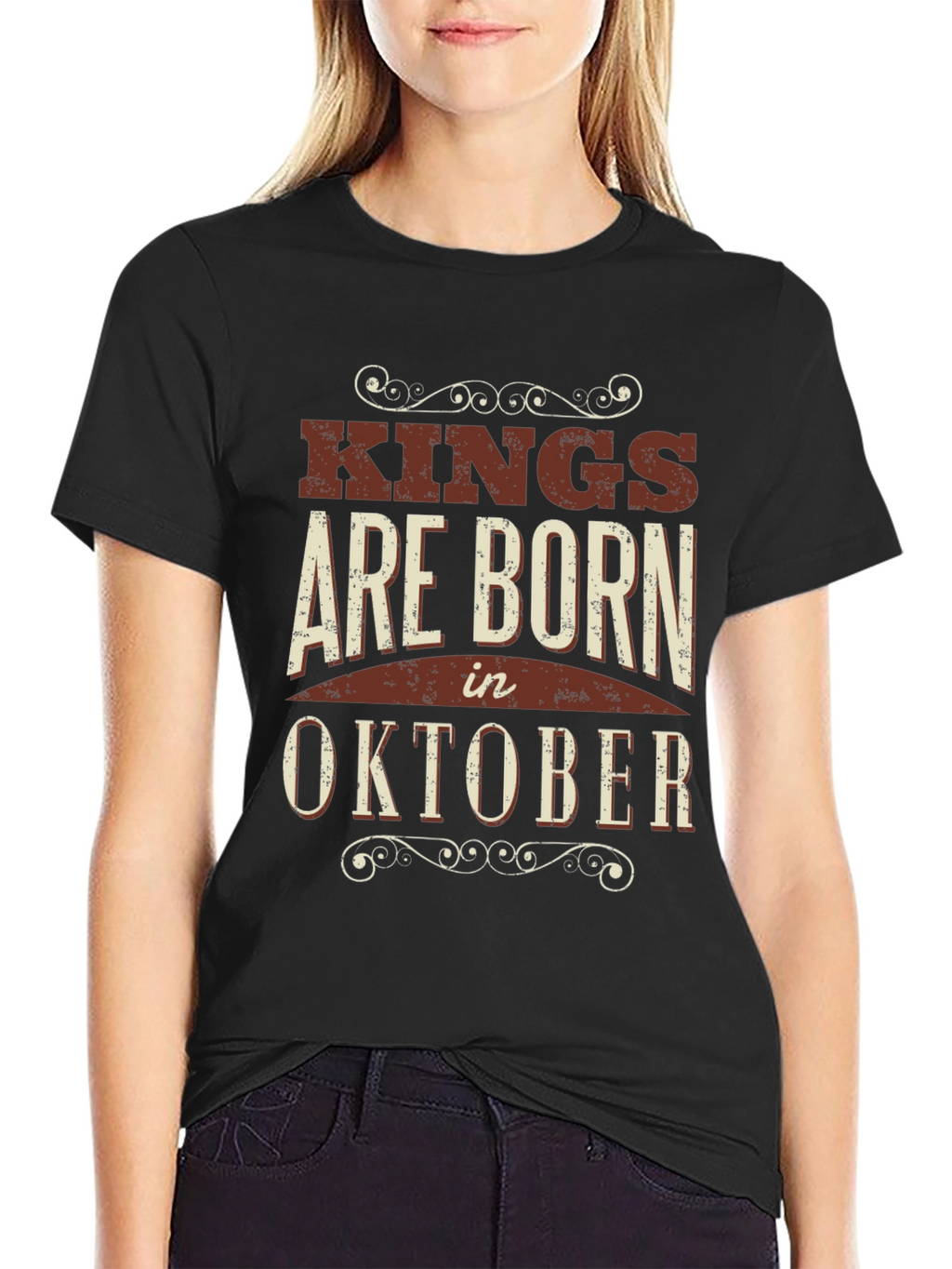 Kings Are Born In October T-Shirt