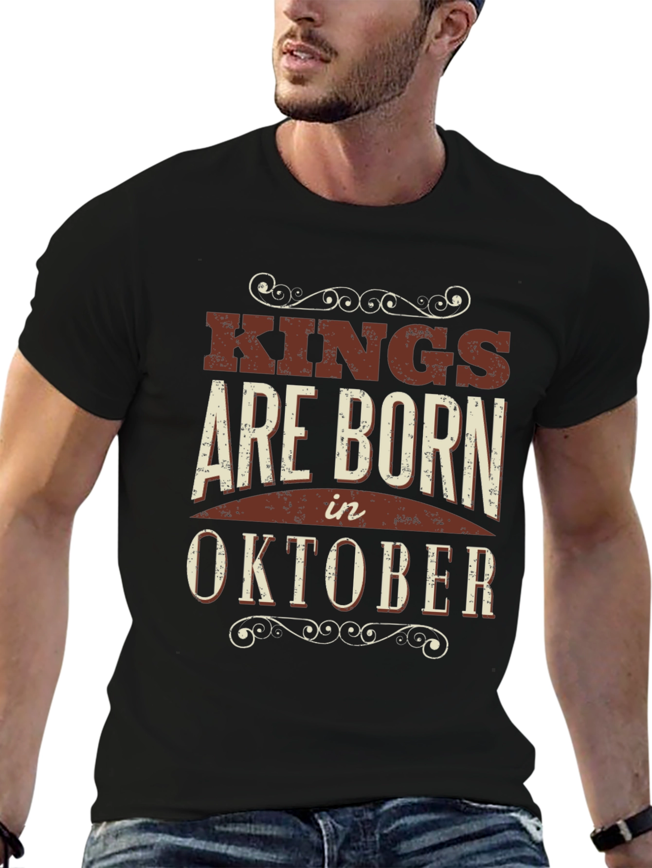 Kings Are Born In October T-Shirt