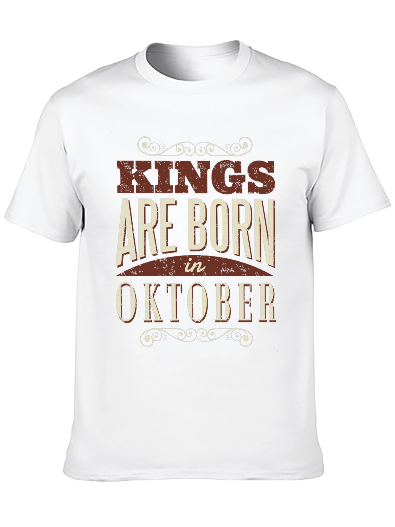 Kings Are Born In October T-Shirt