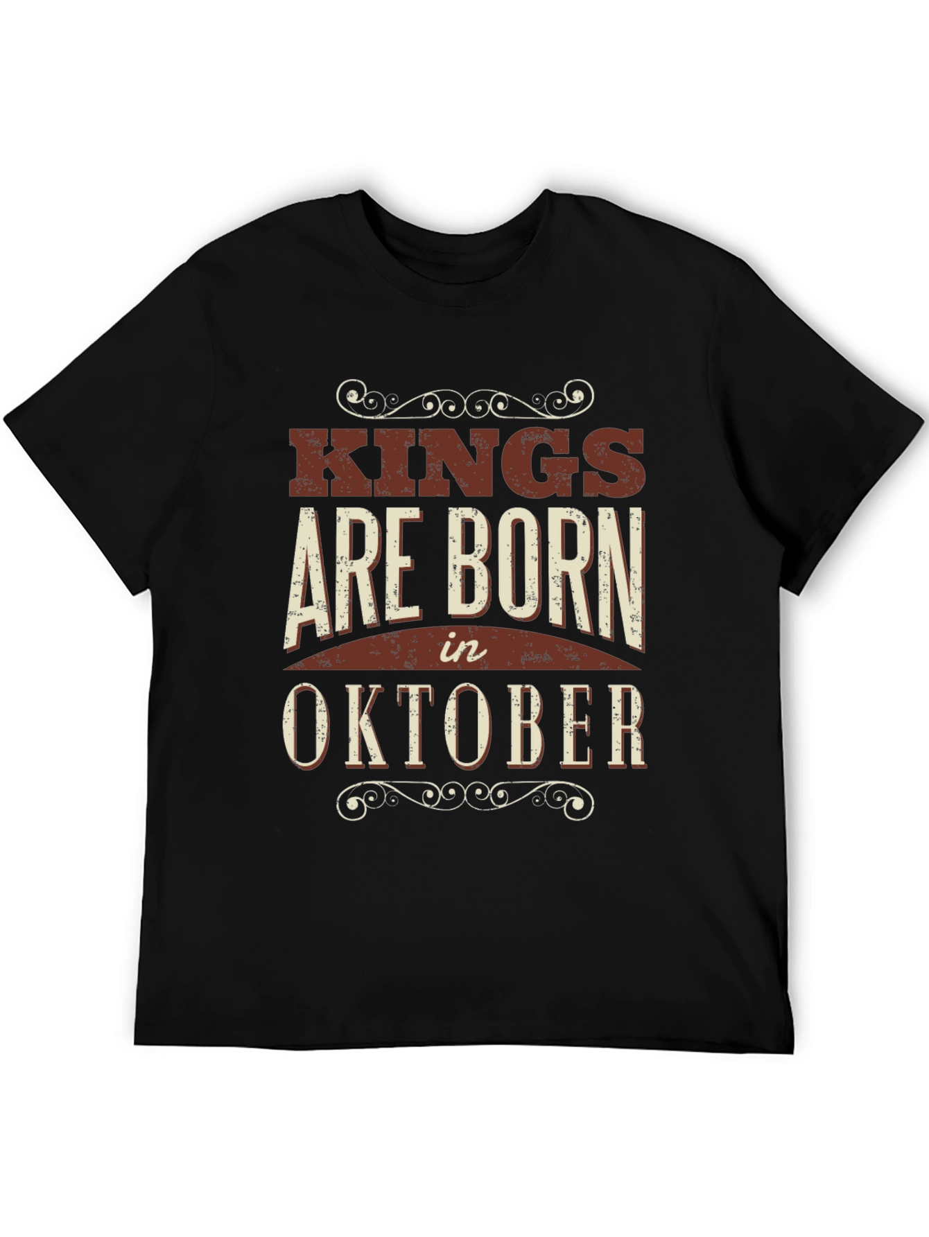 Kings Are Born In October T-Shirt