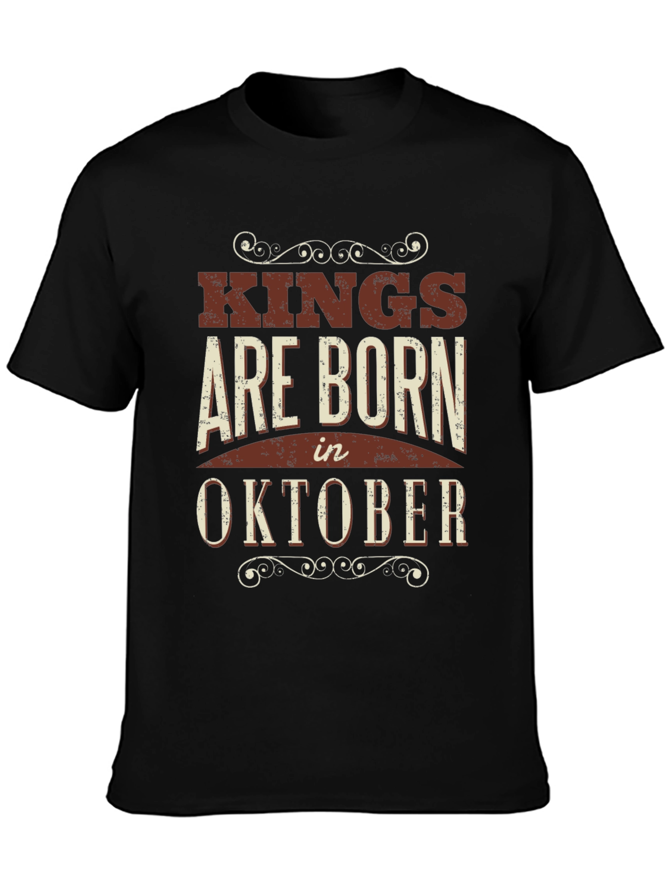 Kings Are Born In October T-Shirt