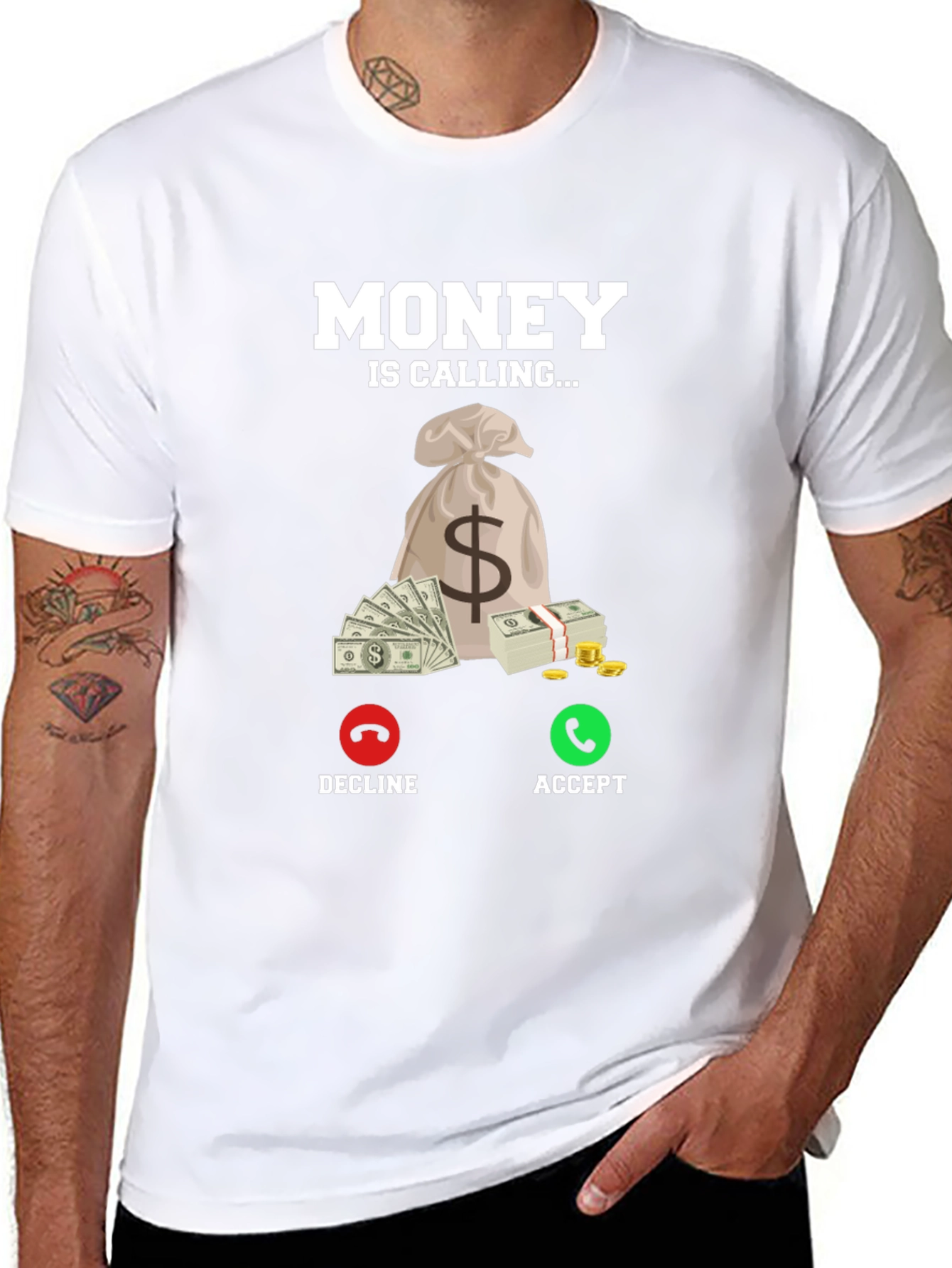 Money is Calling T-Shirt - Accept the Call!