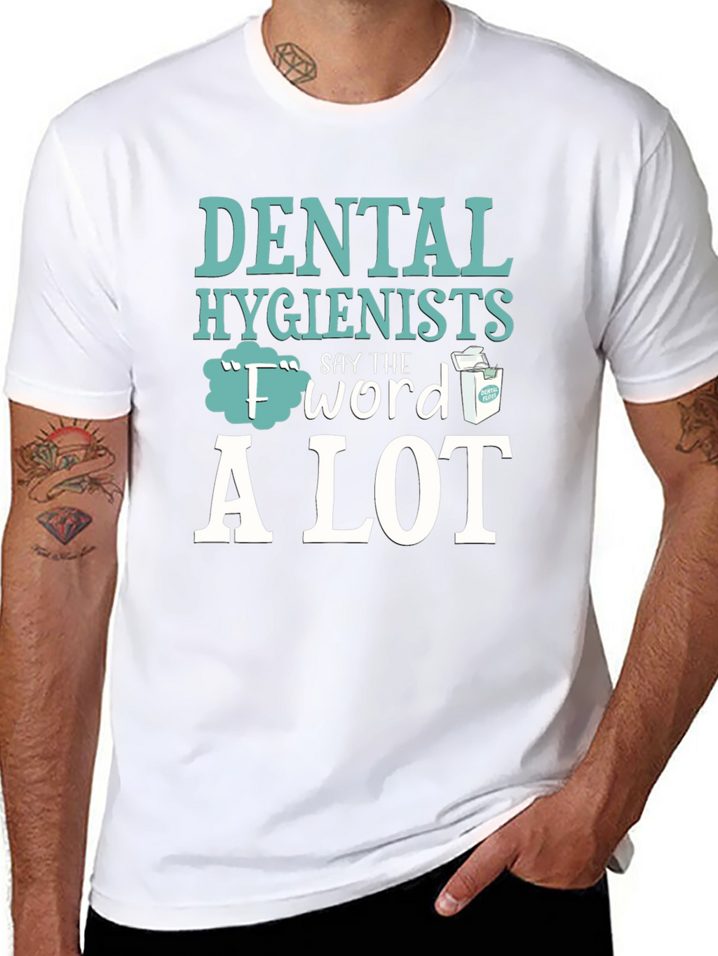 Dental Hygienist F Word Floss T-Shirt