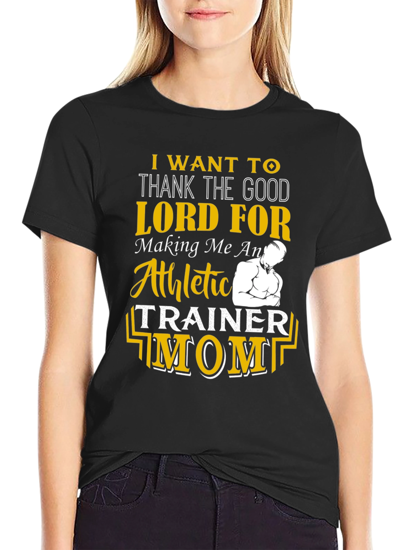 Athletic Trainer Mom Graphic T-Shirt