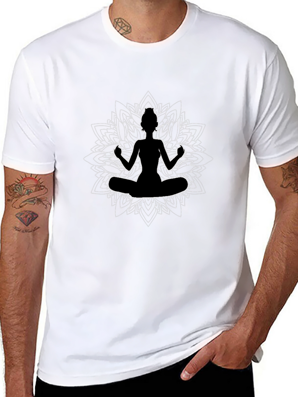 Meditative Mandala Graphic Tee