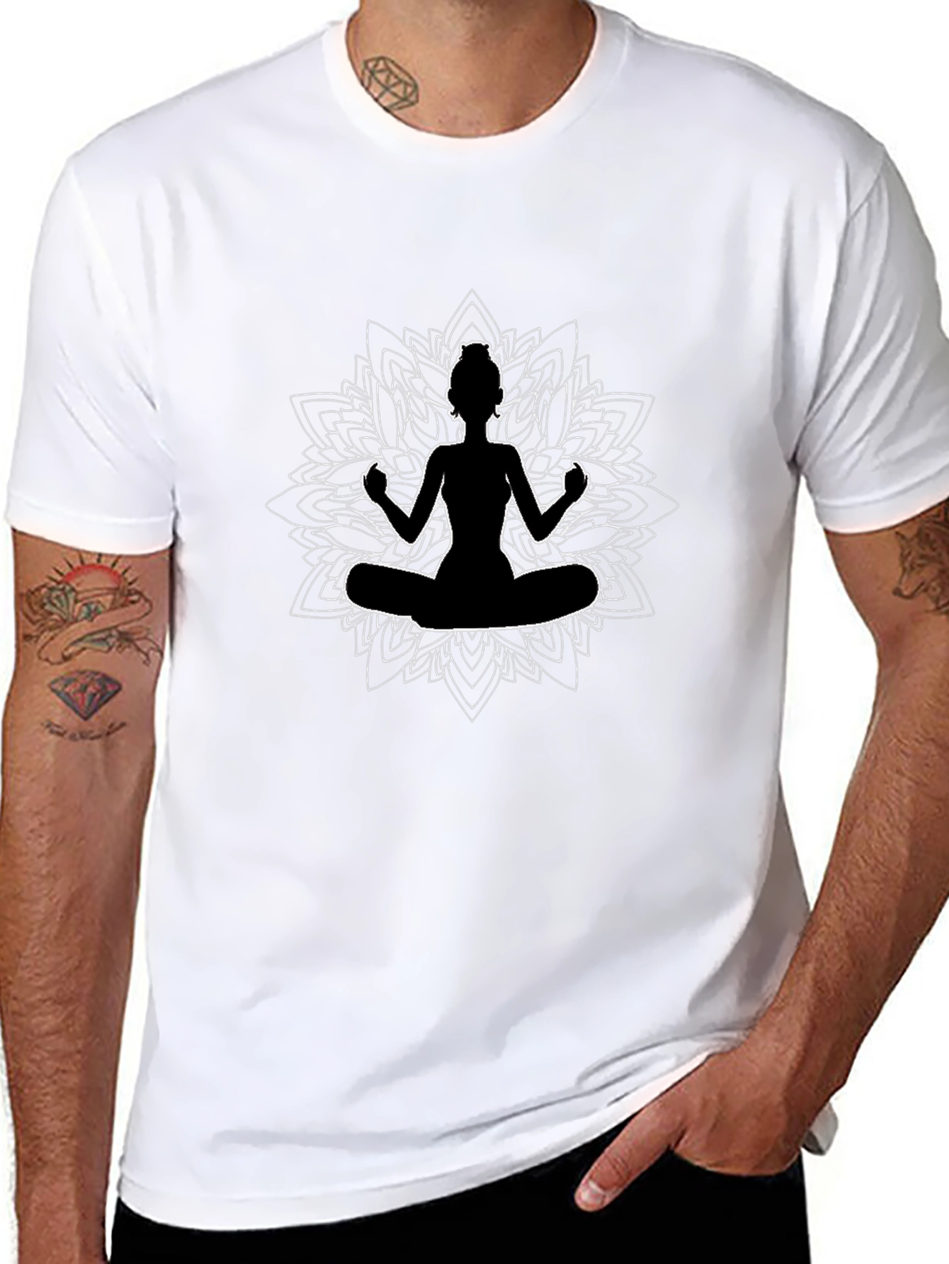 Meditative Mandala Graphic Tee
