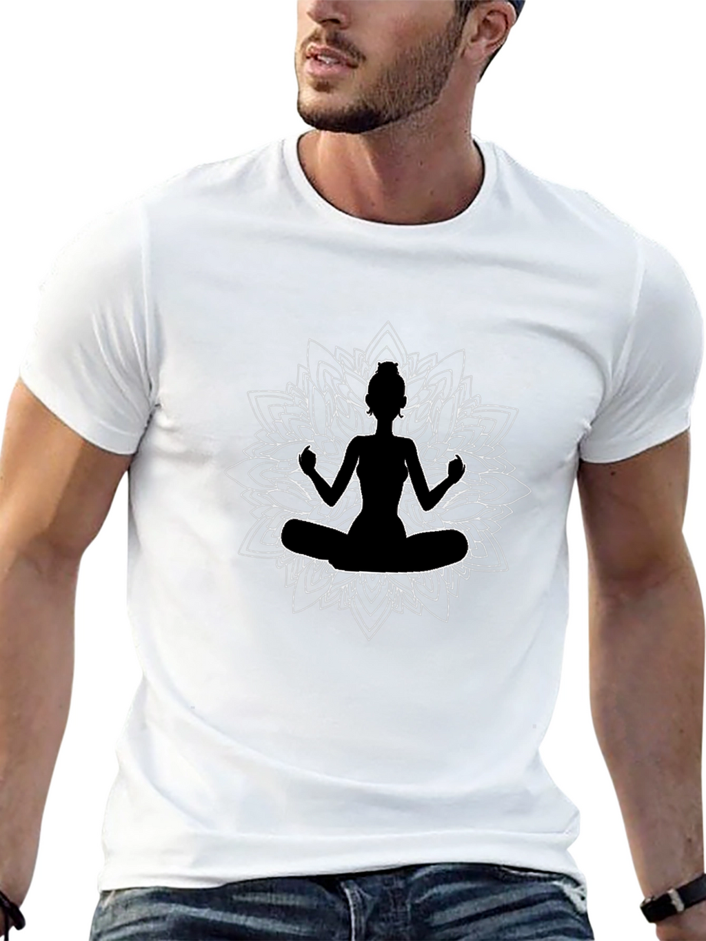 Meditative Mandala Graphic Tee