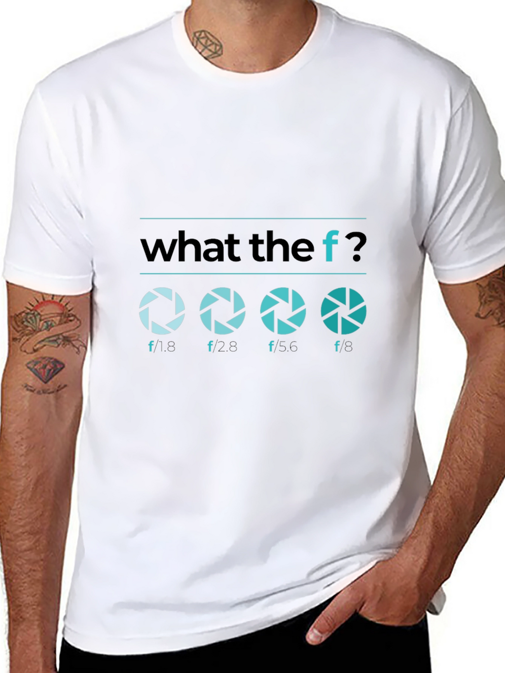 What the F Stop Aperture Photography T-Shirt