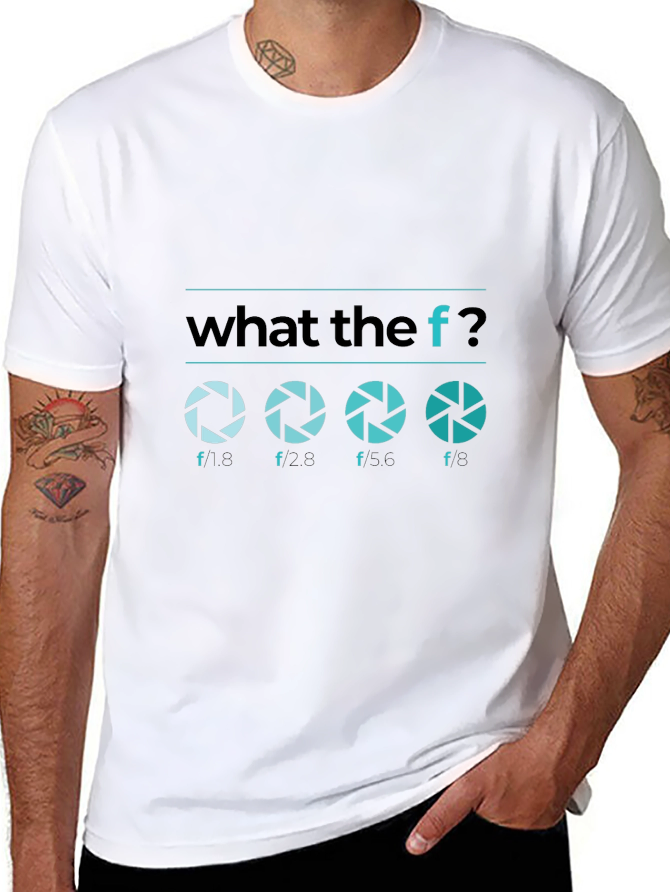 What the F Stop Aperture Photography T-Shirt