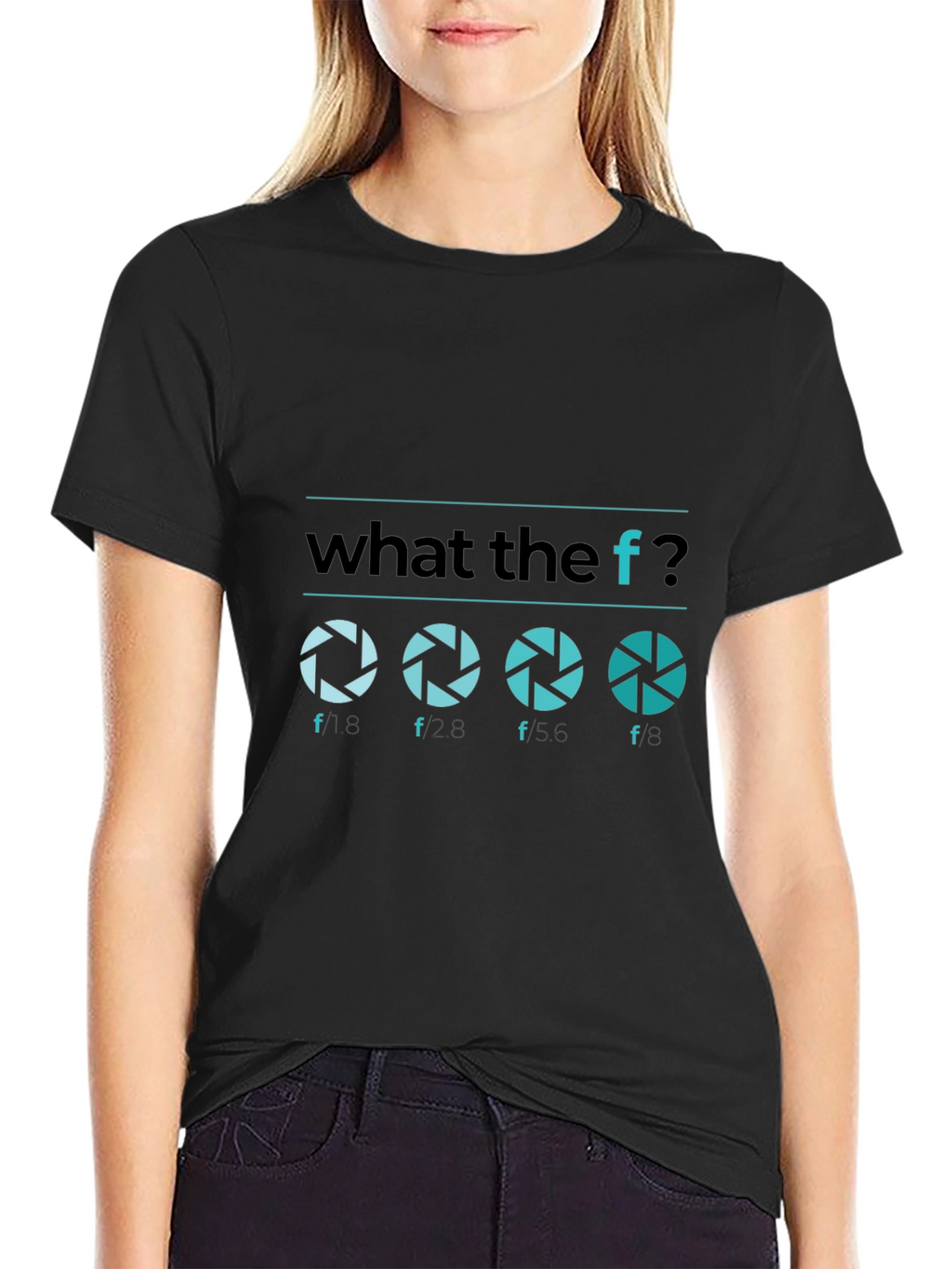 What the F Stop Aperture Photography T-Shirt