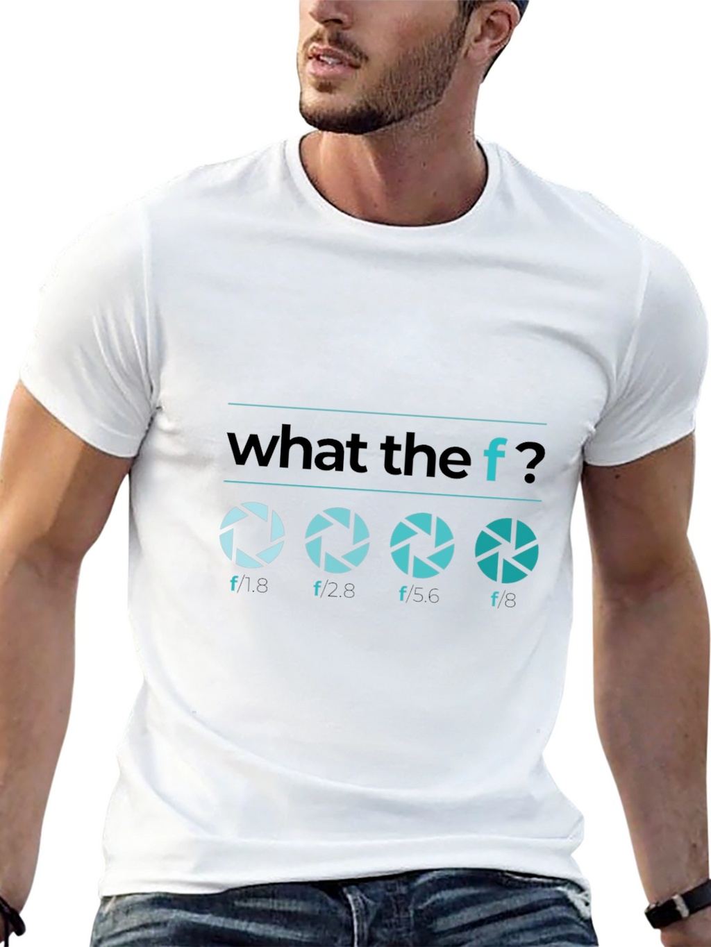 What the F Stop Aperture Photography T-Shirt
