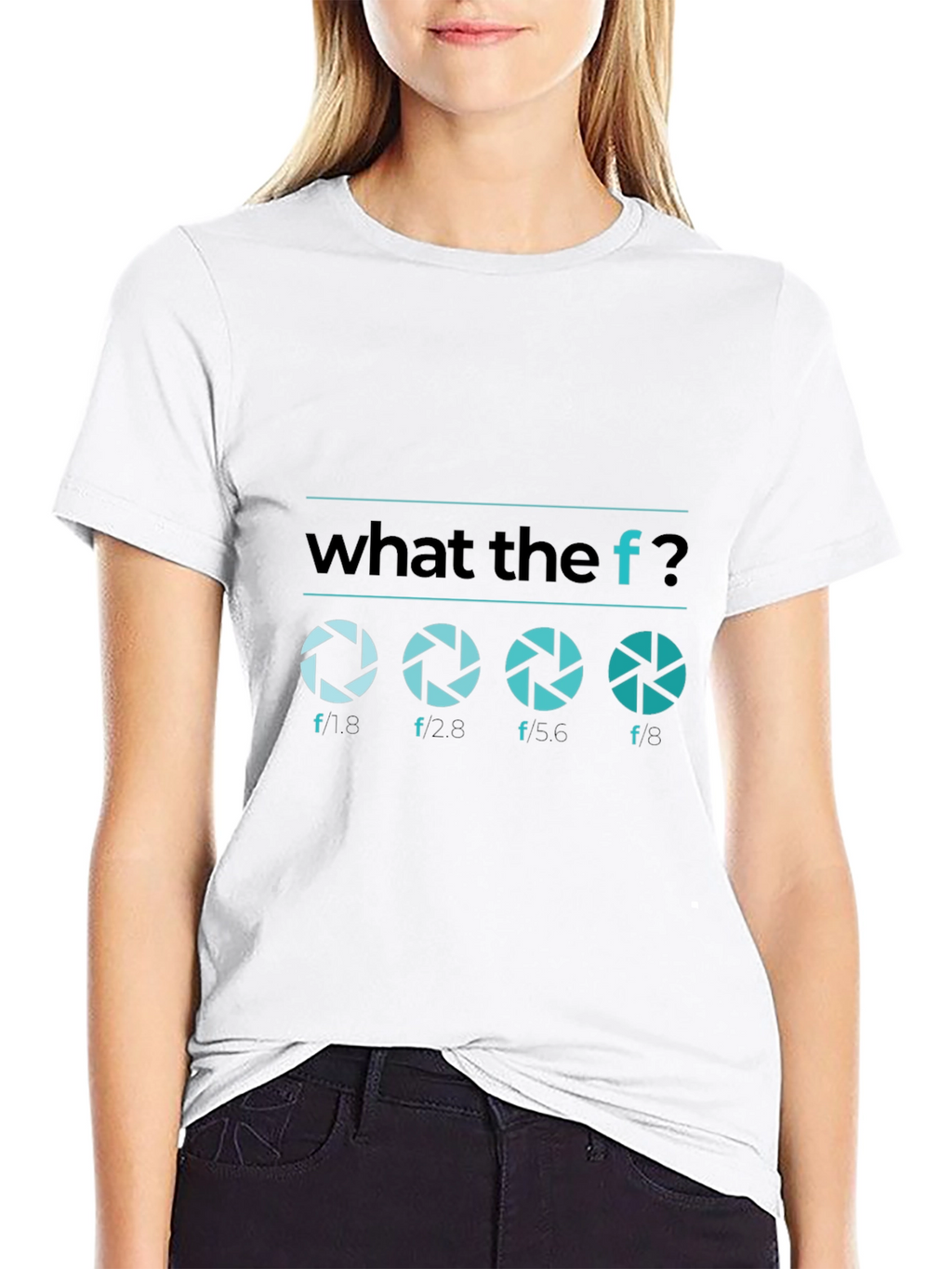 What the F Stop Aperture Photography T-Shirt