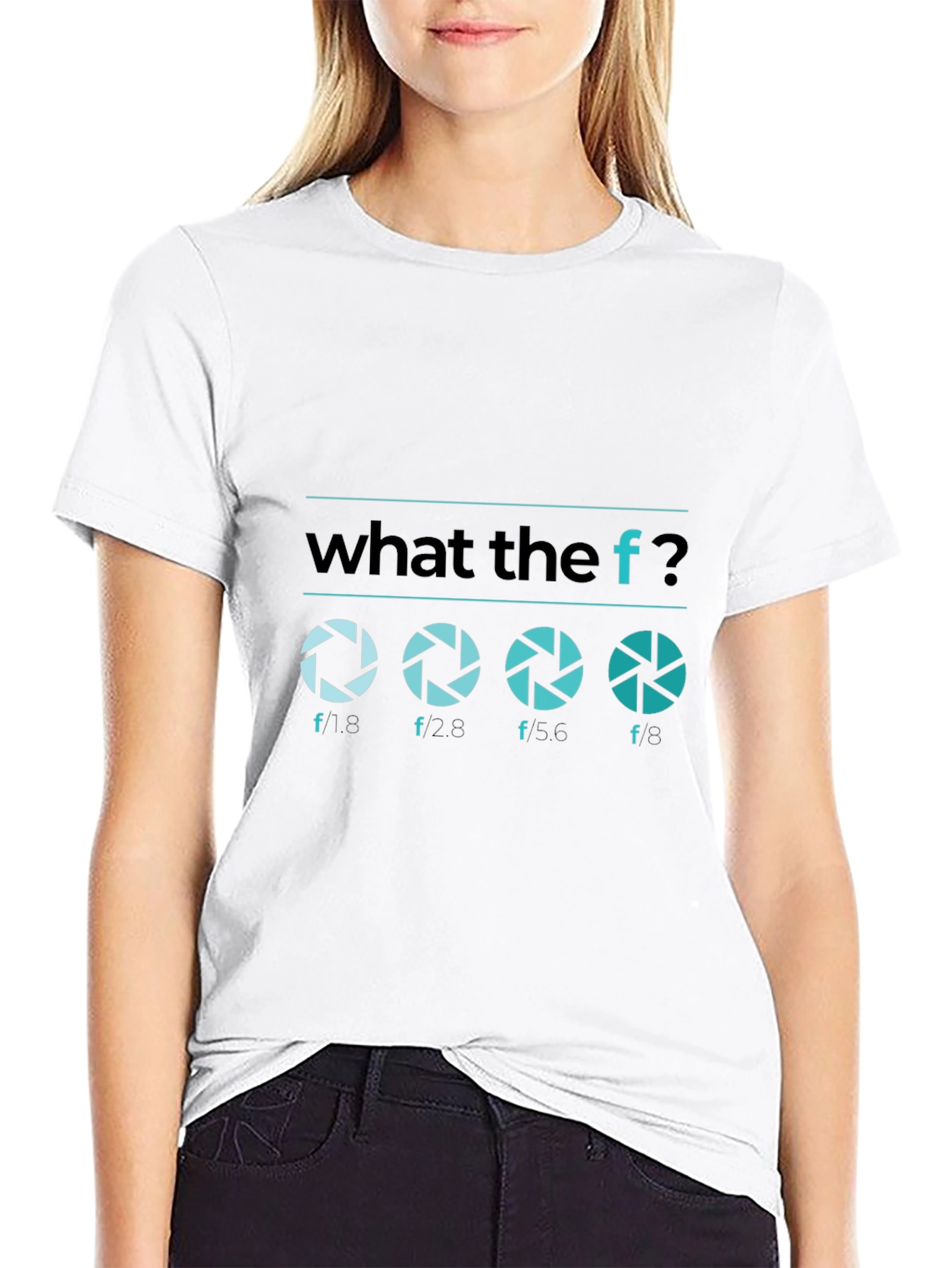 What the F Stop Aperture Photography T-Shirt