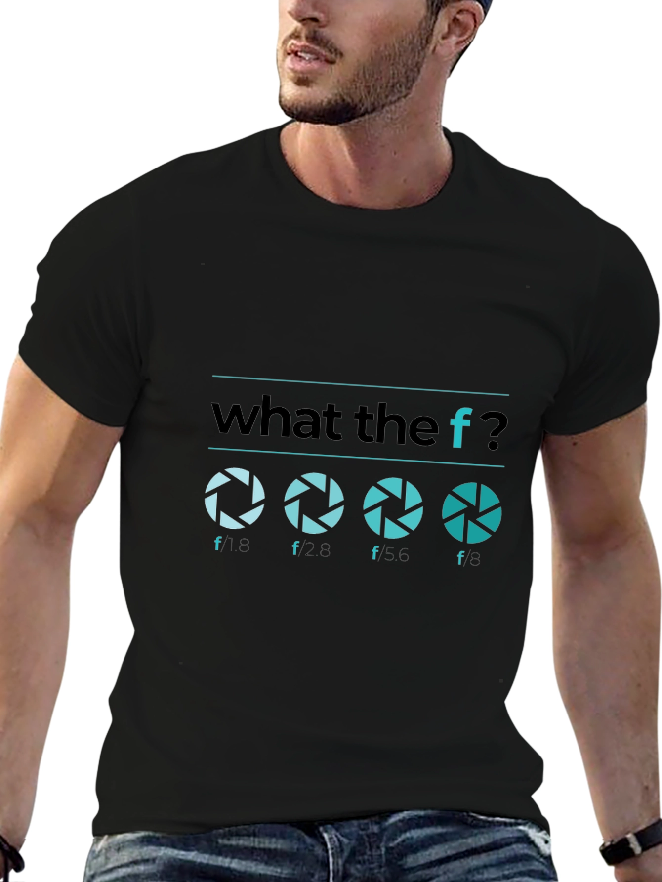 What the F Stop Aperture Photography T-Shirt