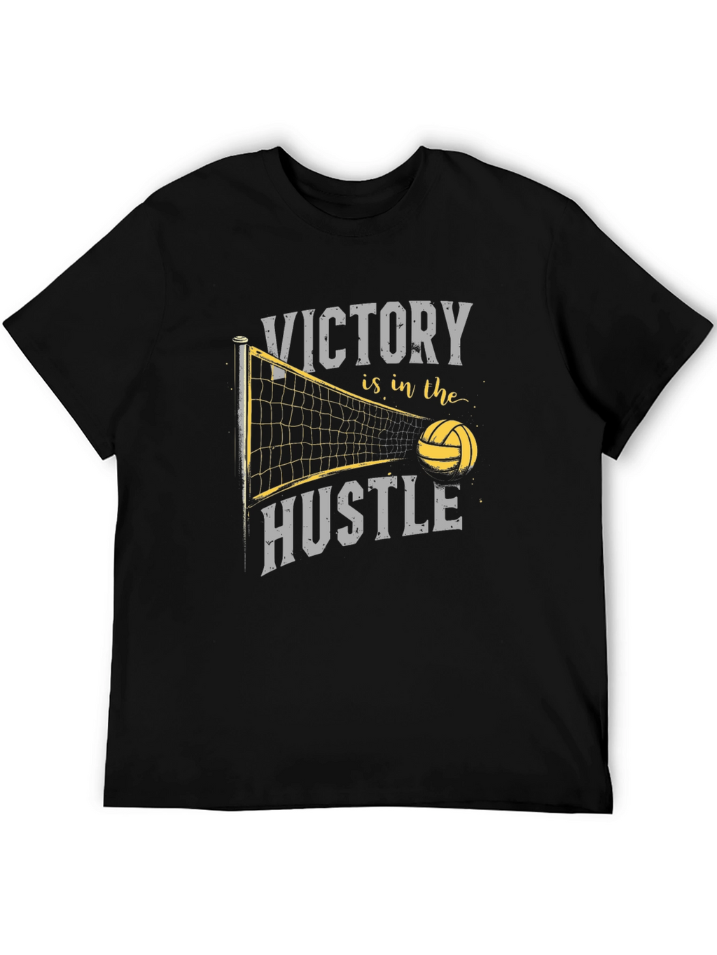 Victory is in the Hustle Volleyball T-Shirt