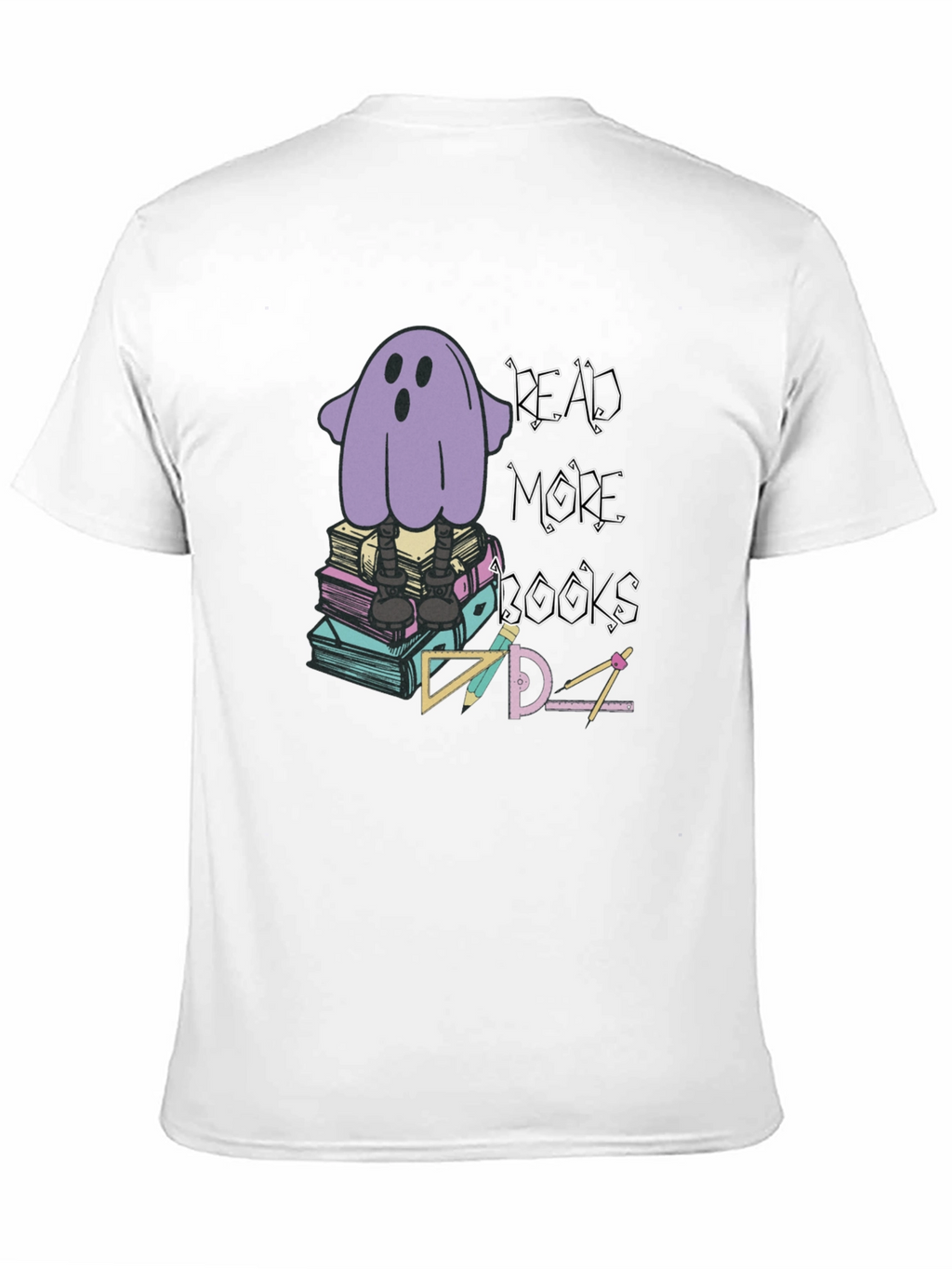 Read More Books T-Shirt - Ghostly Design