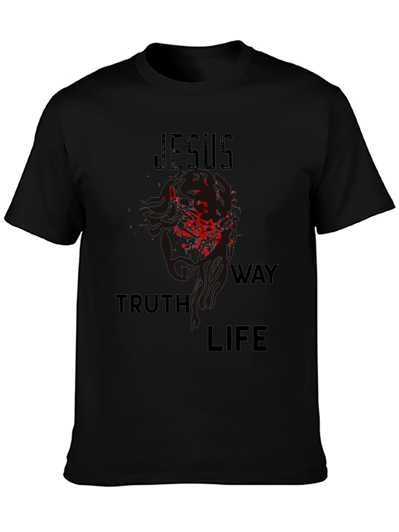 Jesus Truth Way Life Graphic T-Shirt