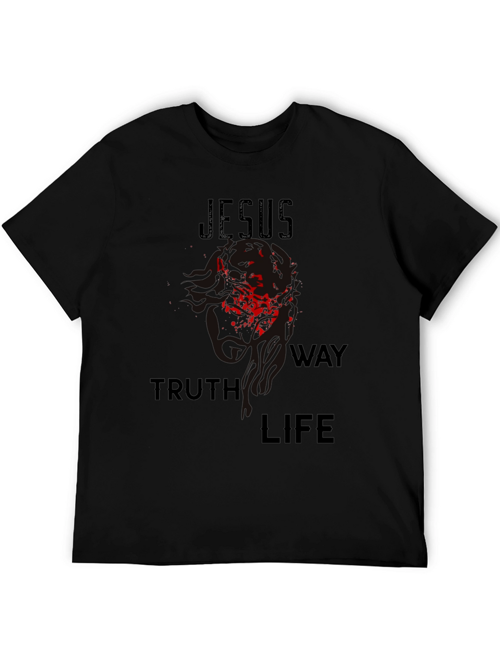 Jesus Truth Way Life Graphic T-Shirt