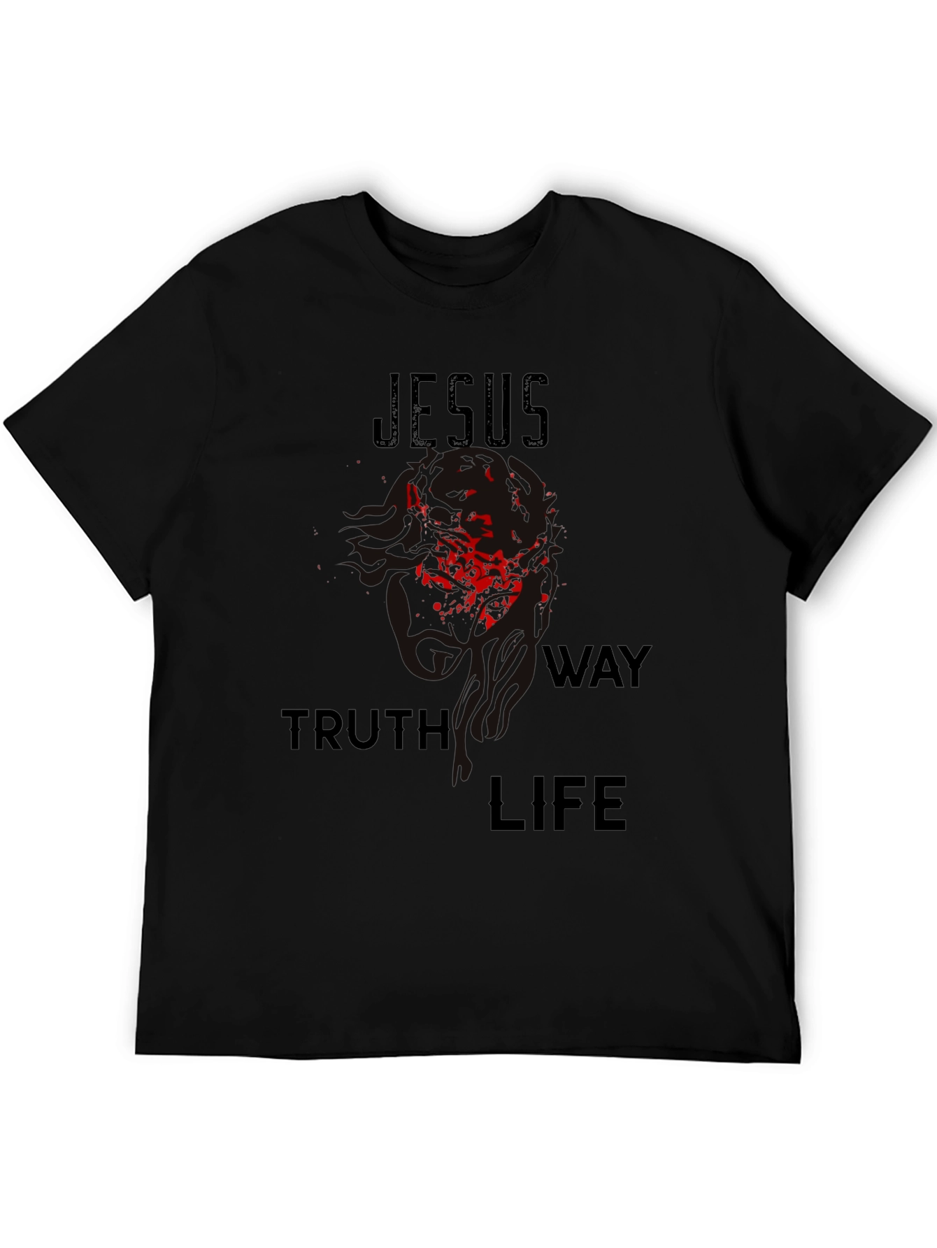 Jesus Truth Way Life Graphic T-Shirt