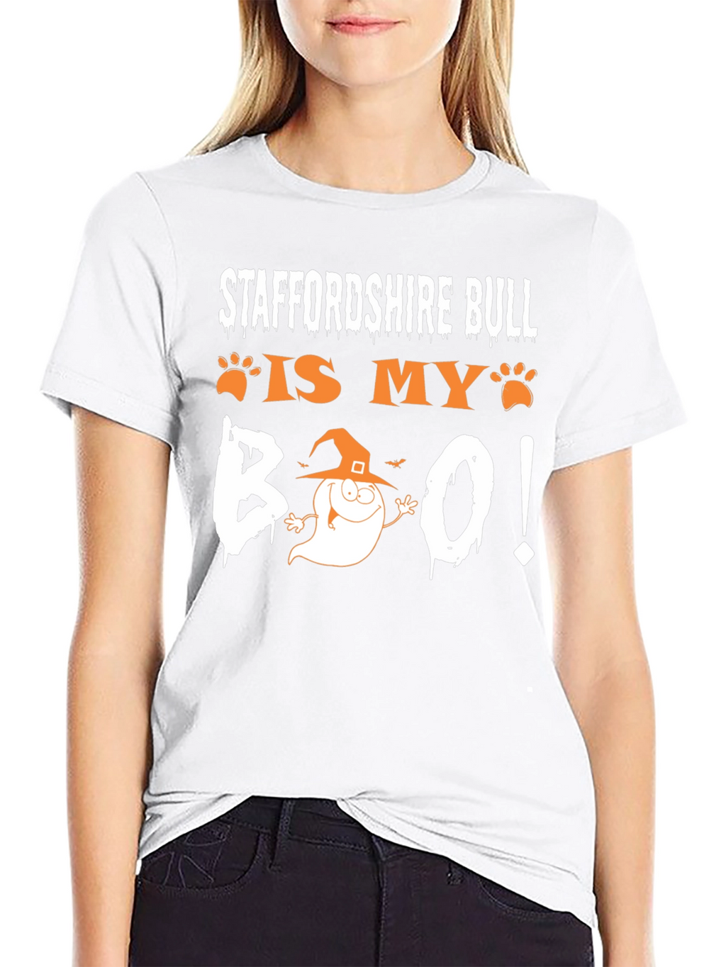 Staffordshire Bull Boo T-Shirt