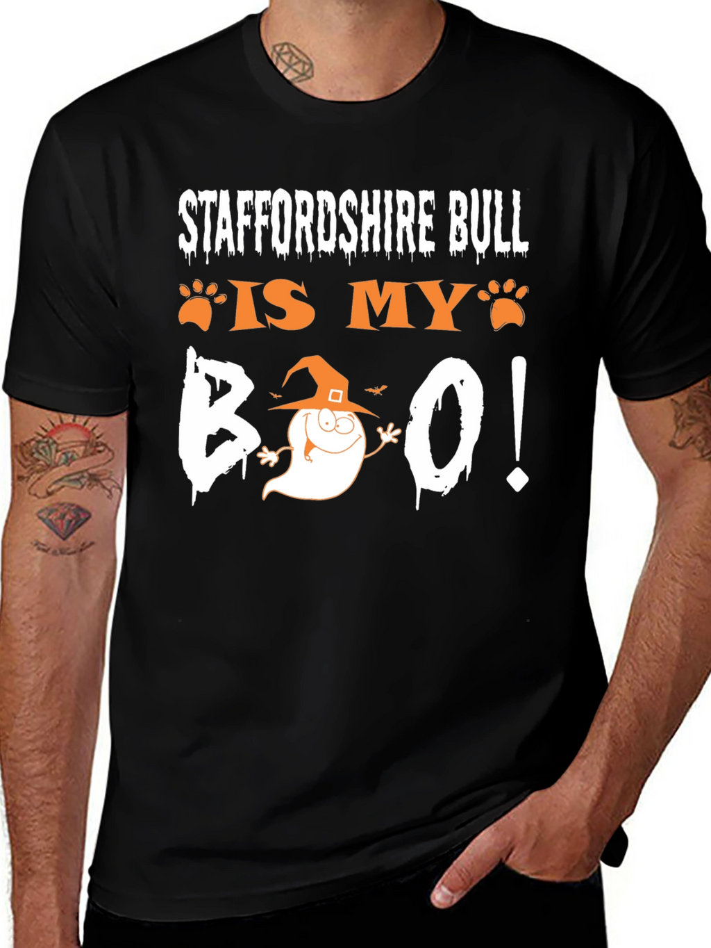 Staffordshire Bull Boo T-Shirt