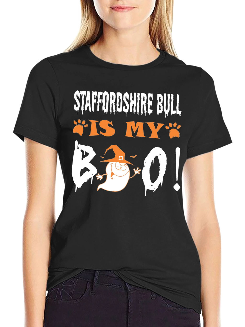 Staffordshire Bull Boo T-Shirt