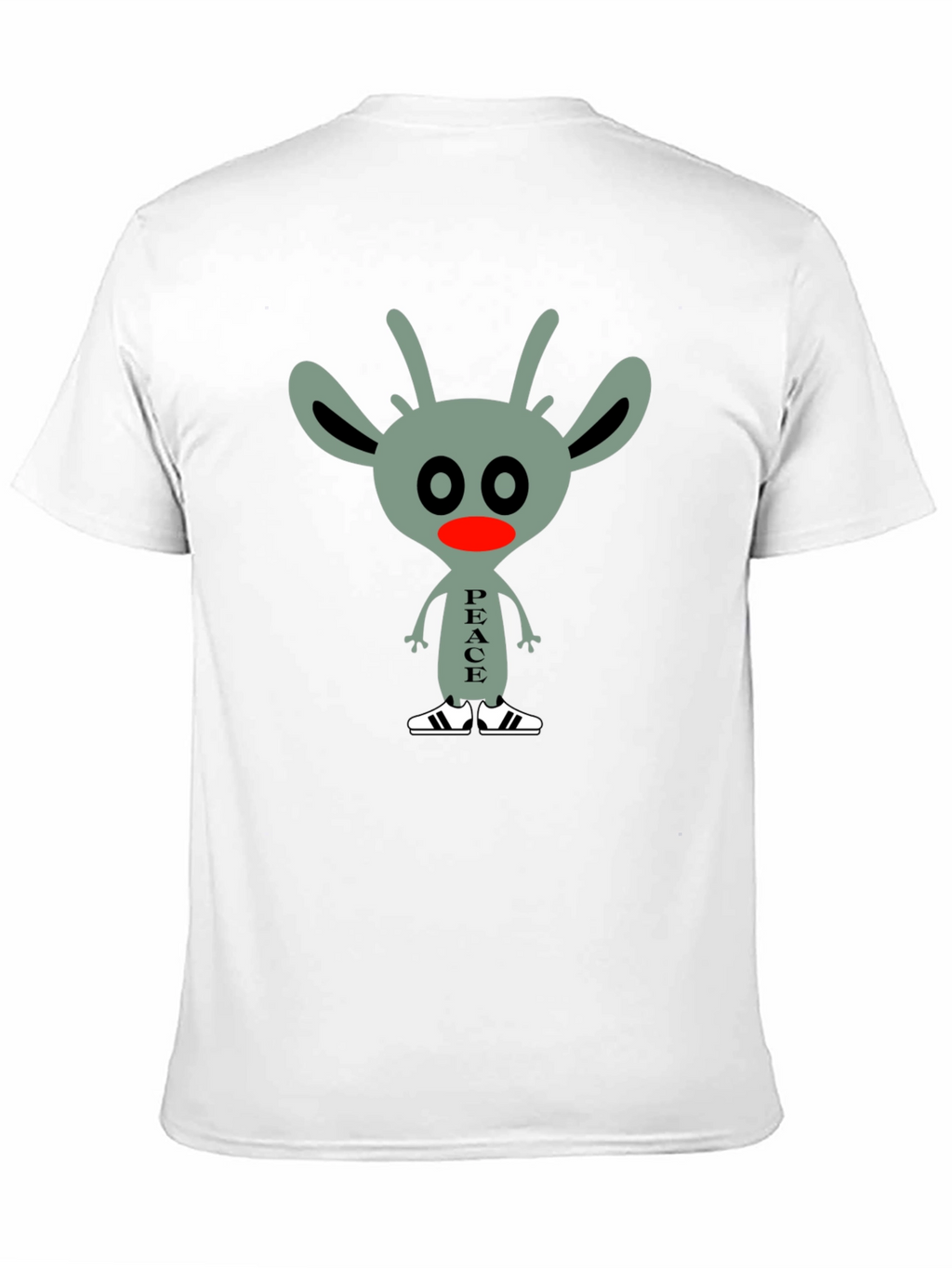 Peace Alien Graphic Tee - Black