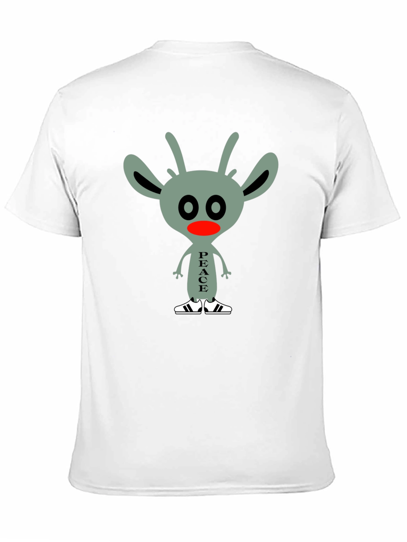 Peace Alien Graphic Tee - Black