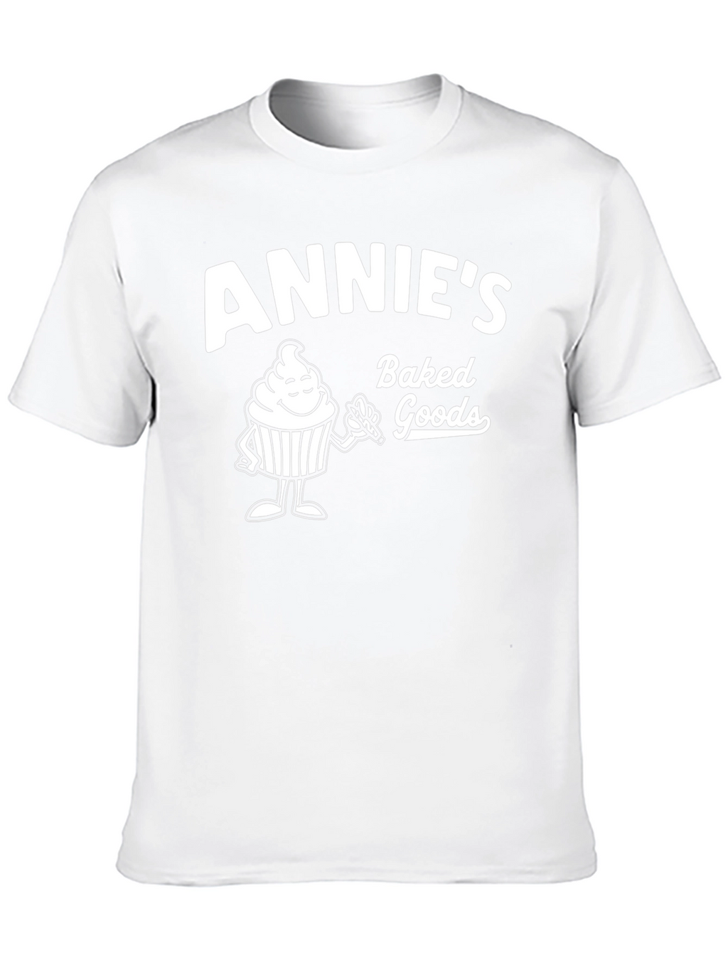 Annies Baked Goods T-Shirt - Cute Cupcake Design