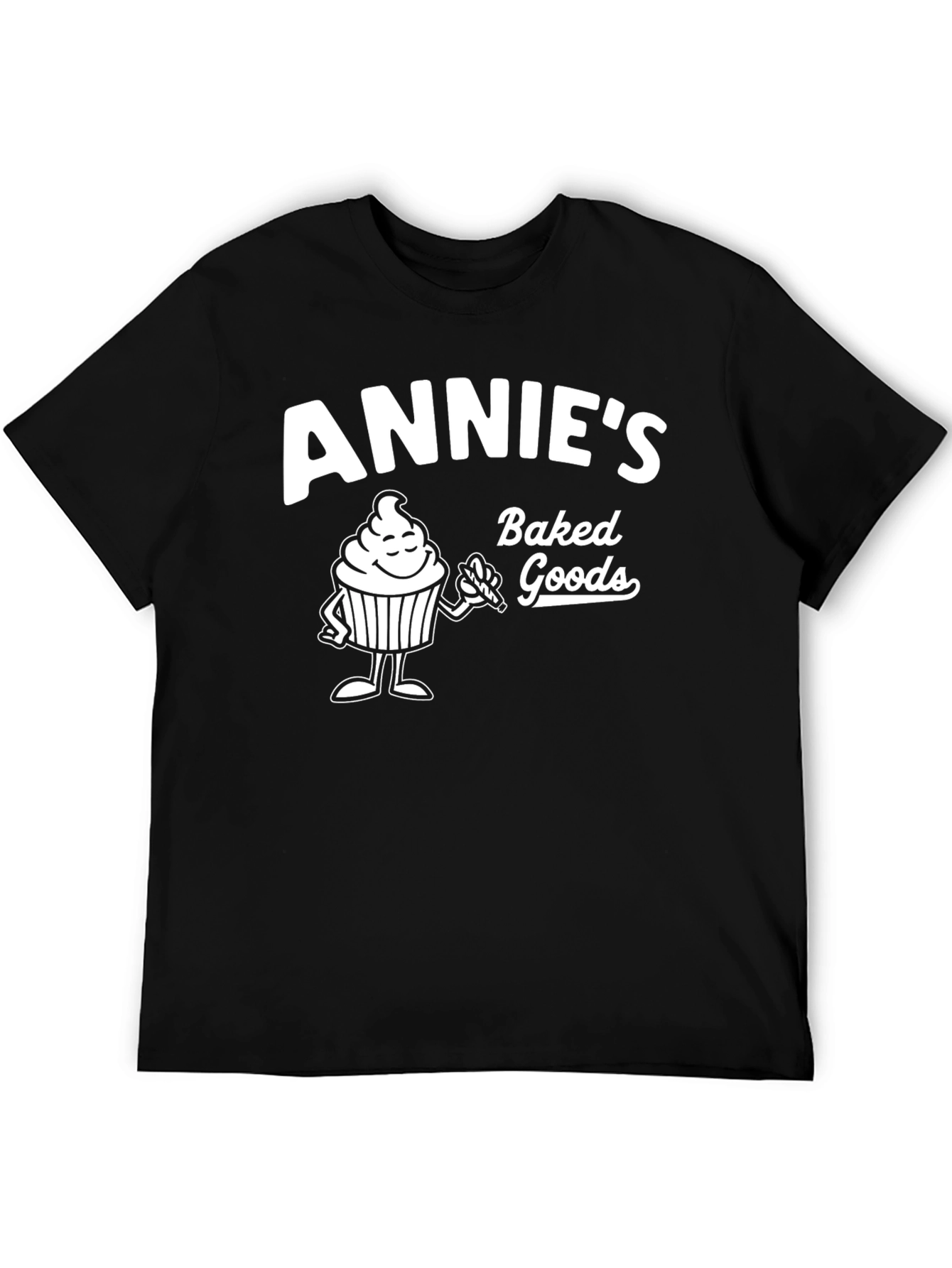 Annies Baked Goods T-Shirt - Cute Cupcake Design