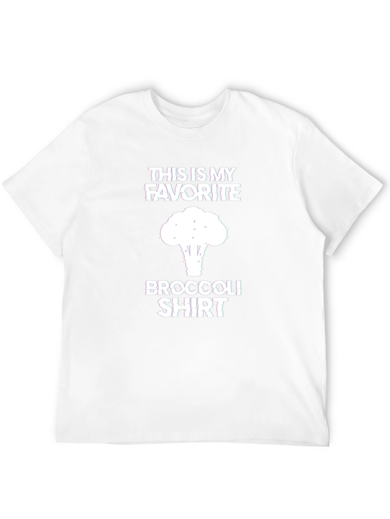 Favorite Broccoli T-Shirt - Funny Graphic Tee
